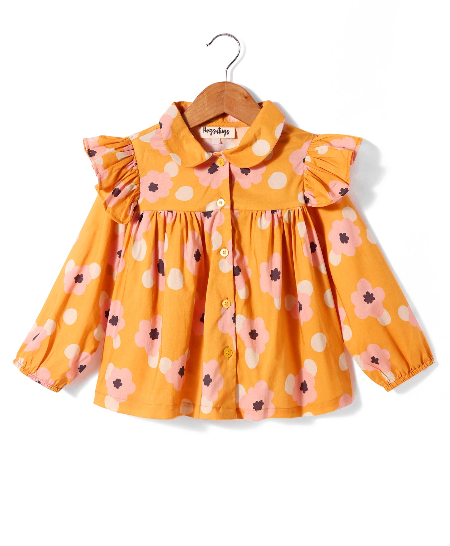 SUNSHINE YELLOW FLOWER PRINT TOP