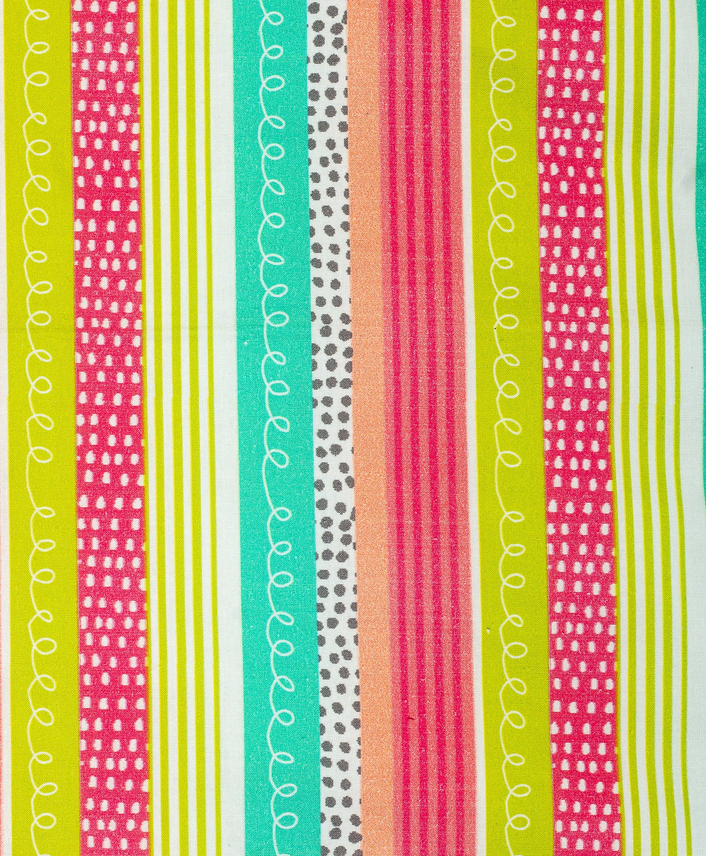 ANIMAL PRINT AC QUILT WITH STRIPE PRINT LINING.