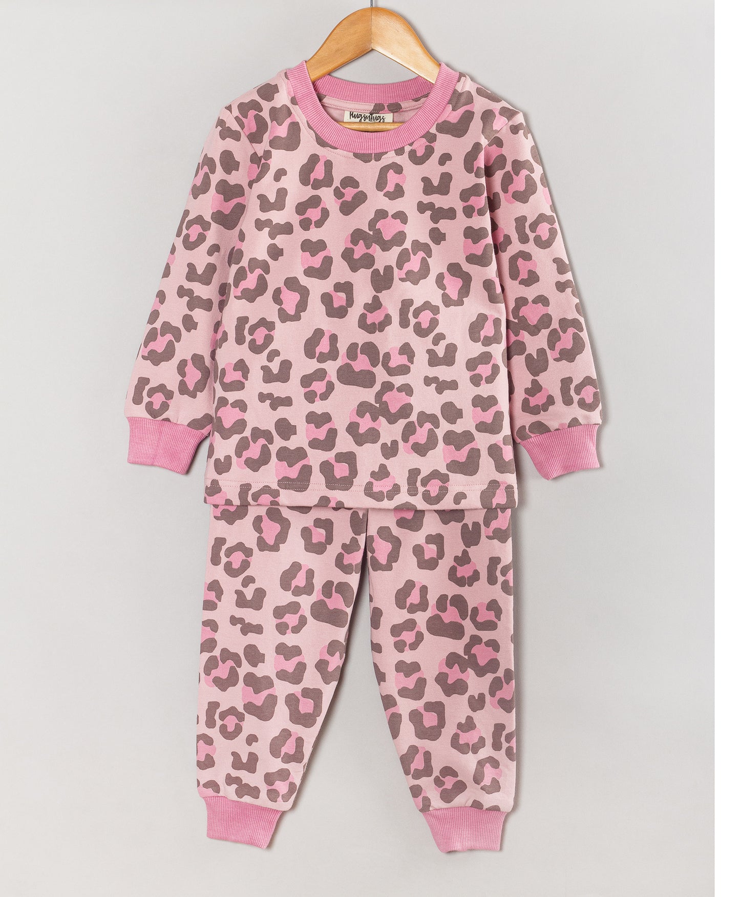 PINK ANIMAL PRINT TRACKSUIT