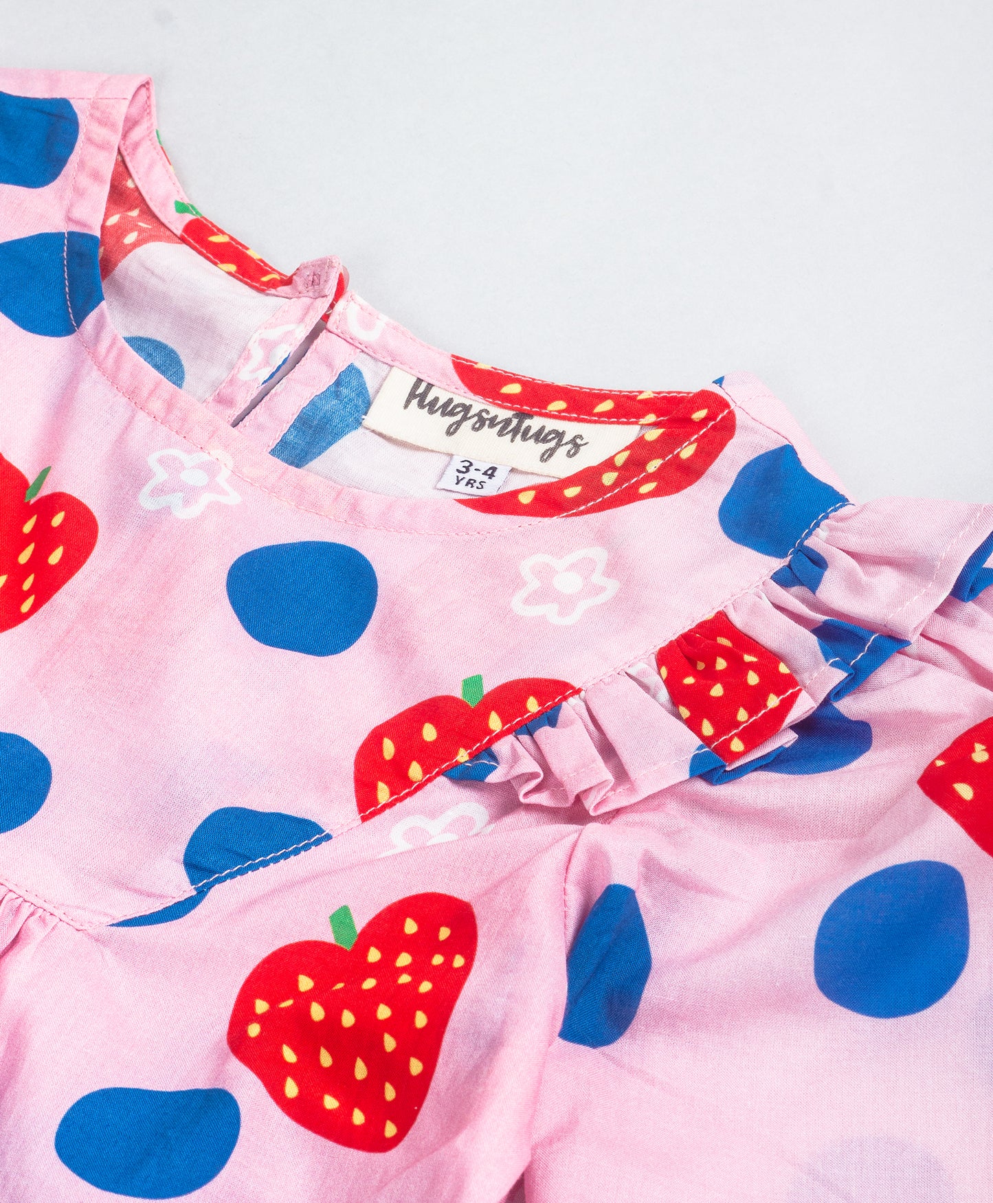 STRAWBERRY PRINT FULL SLEEVES TOP