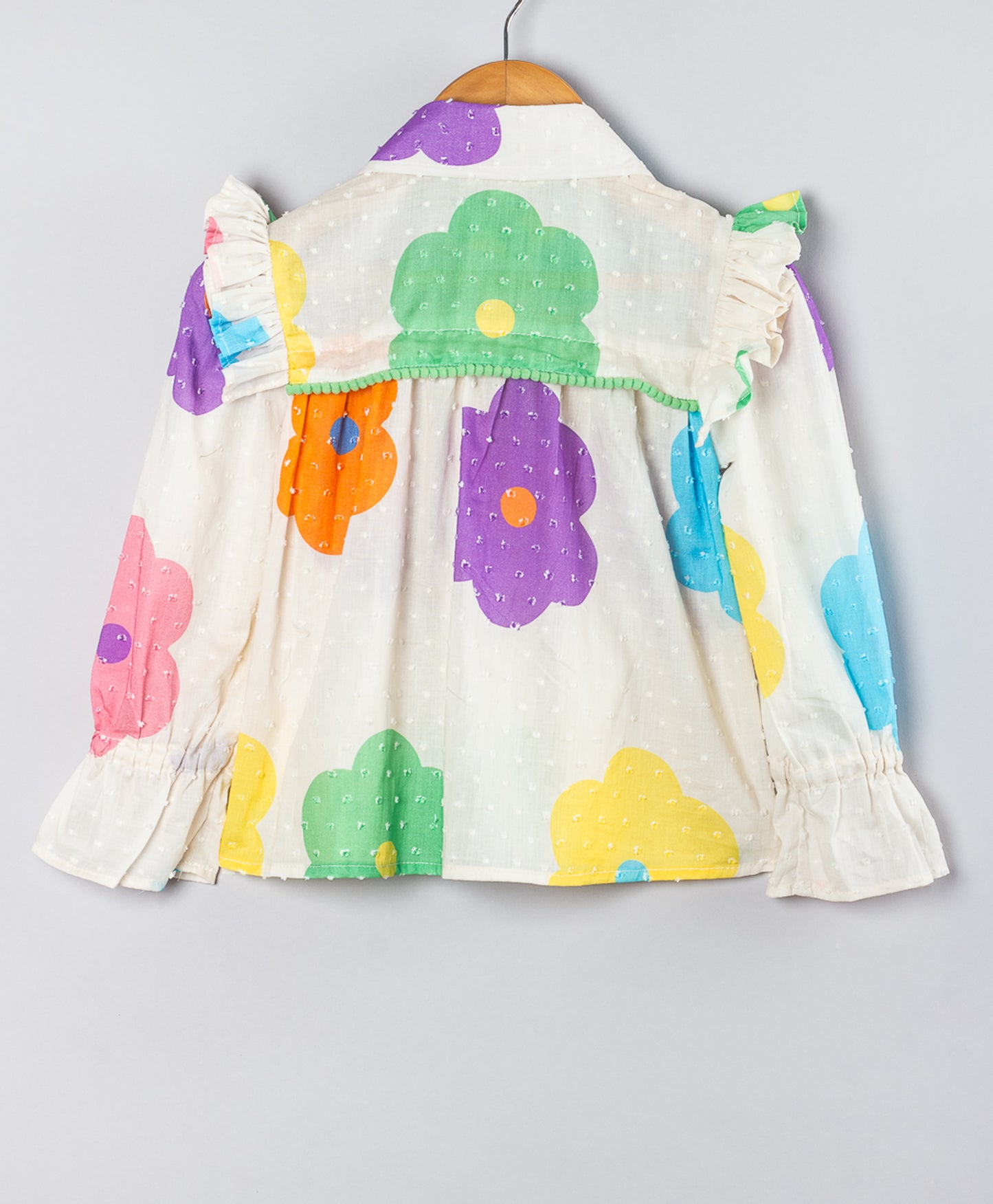 MULTI FLOWER PRINT FULL SLEEVES TOP