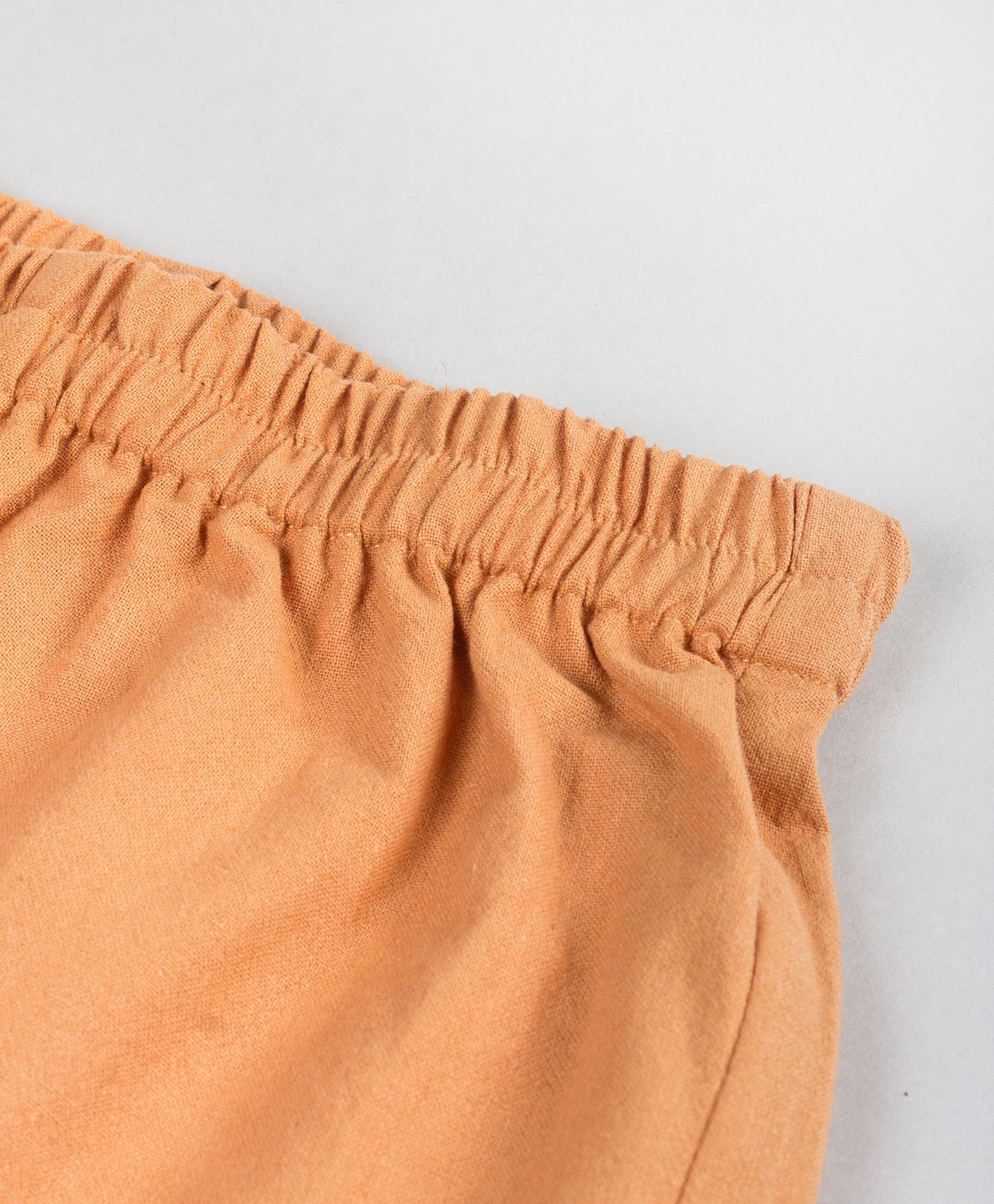 TAN SOLID SHORTS