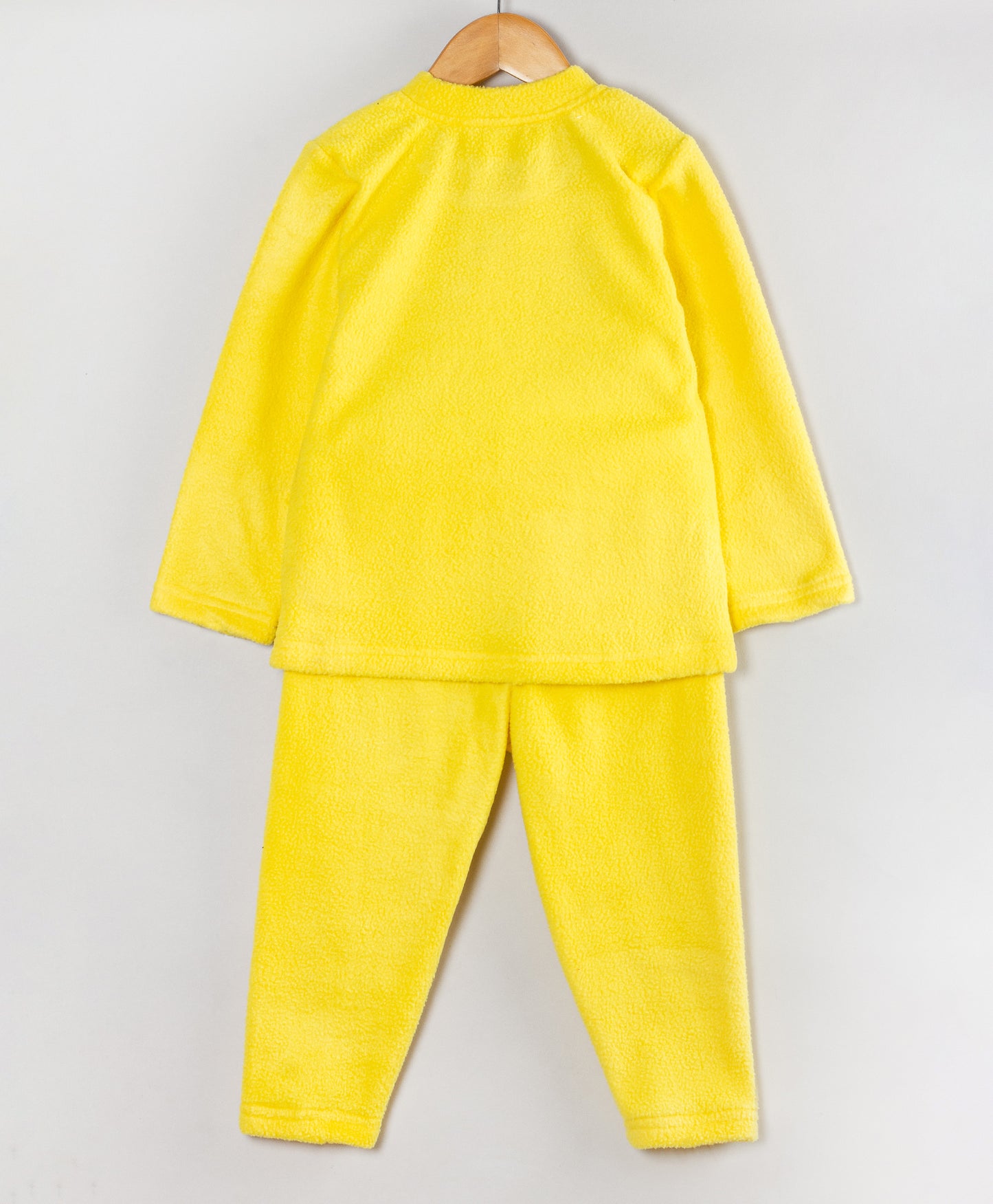 DOG PATCHWORK YELLOW FLEECE SET