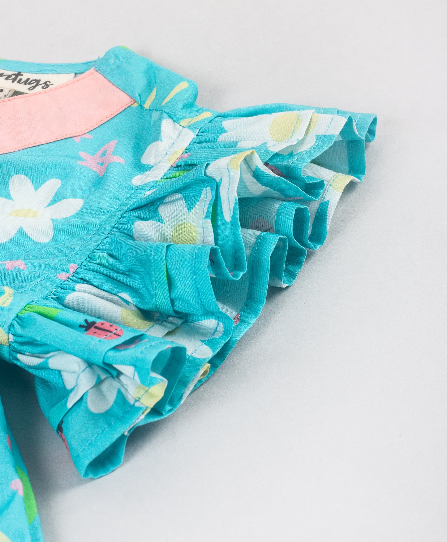 AQUA SUN AND LADYBIRD PRINT TOP
