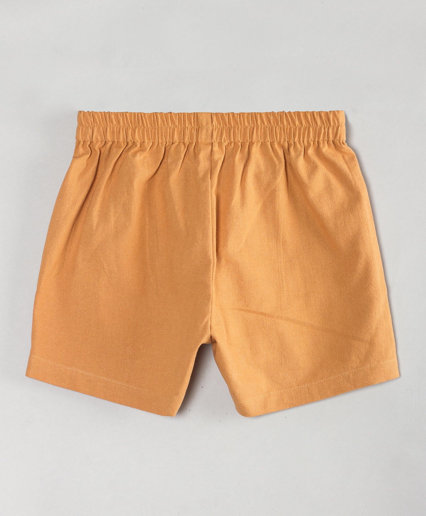 TAN SOLID SHORTS