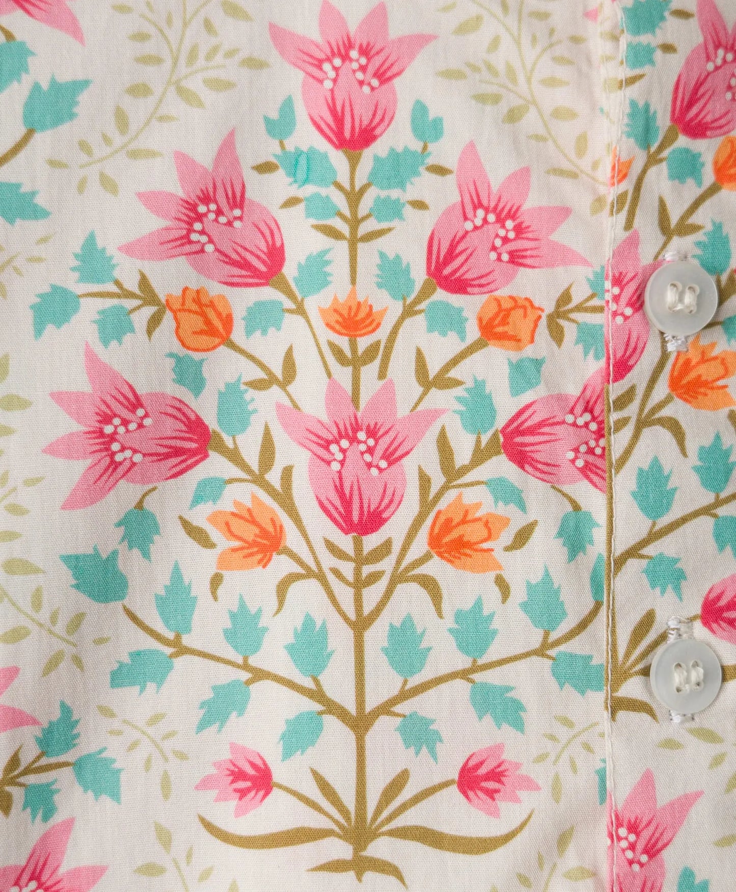 INDIAN FLORAL BUNCH PRINT KURTA SET