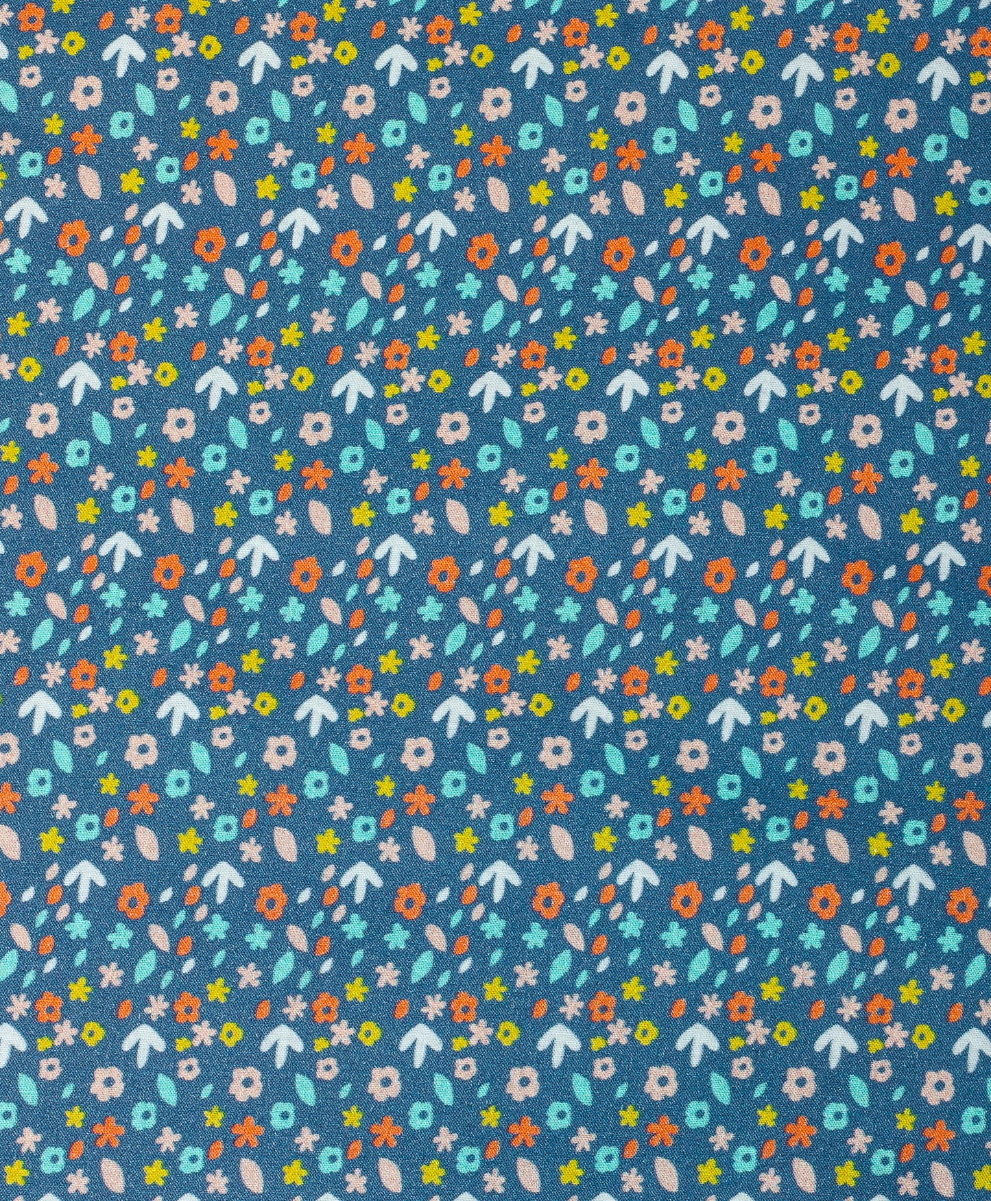LLAMA PRINT AC QUILT WITH DITSY FLORAL PRINT LINING.
