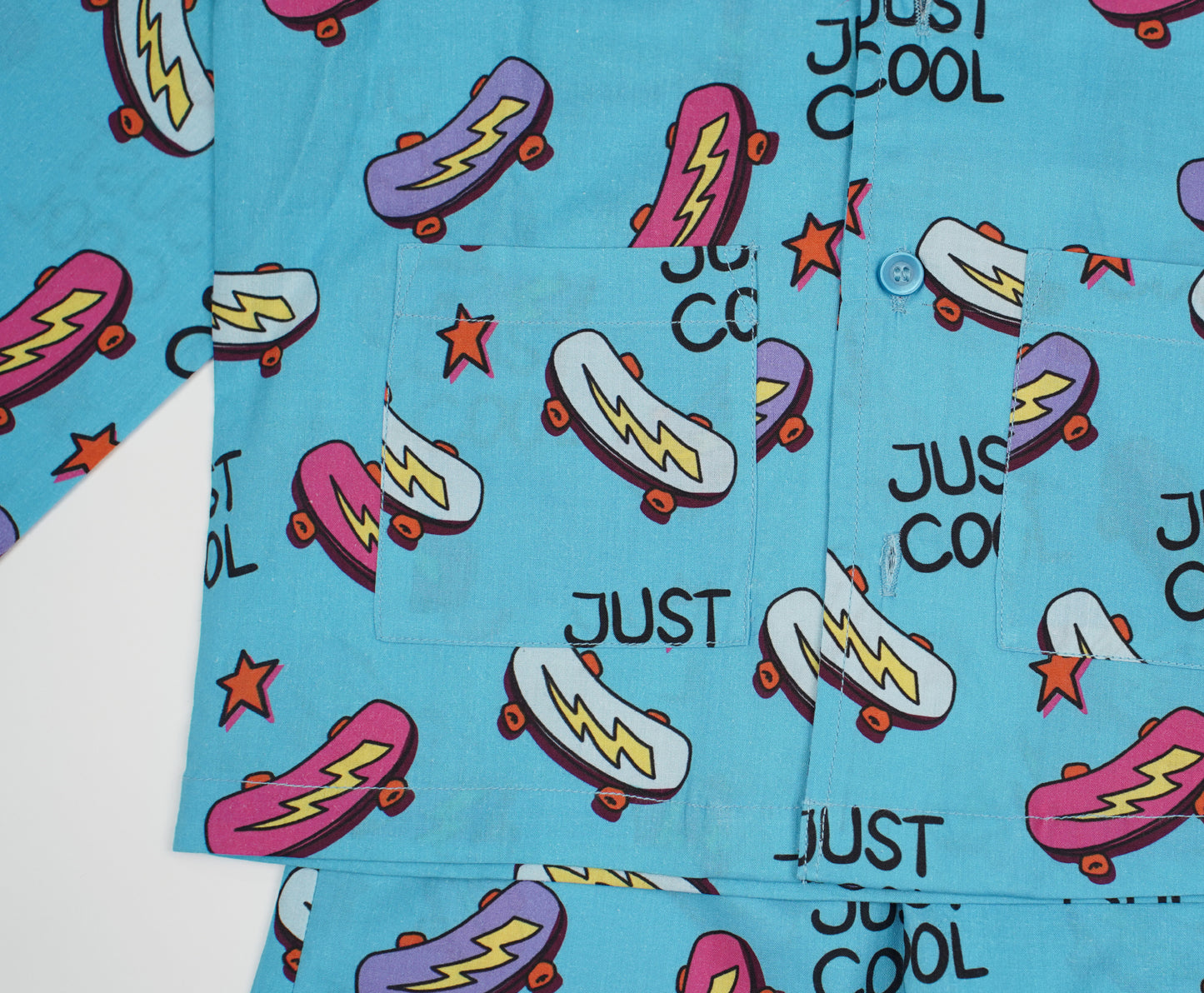 JUST COOL SKATEBOARD PRINT NIGHTSUIT