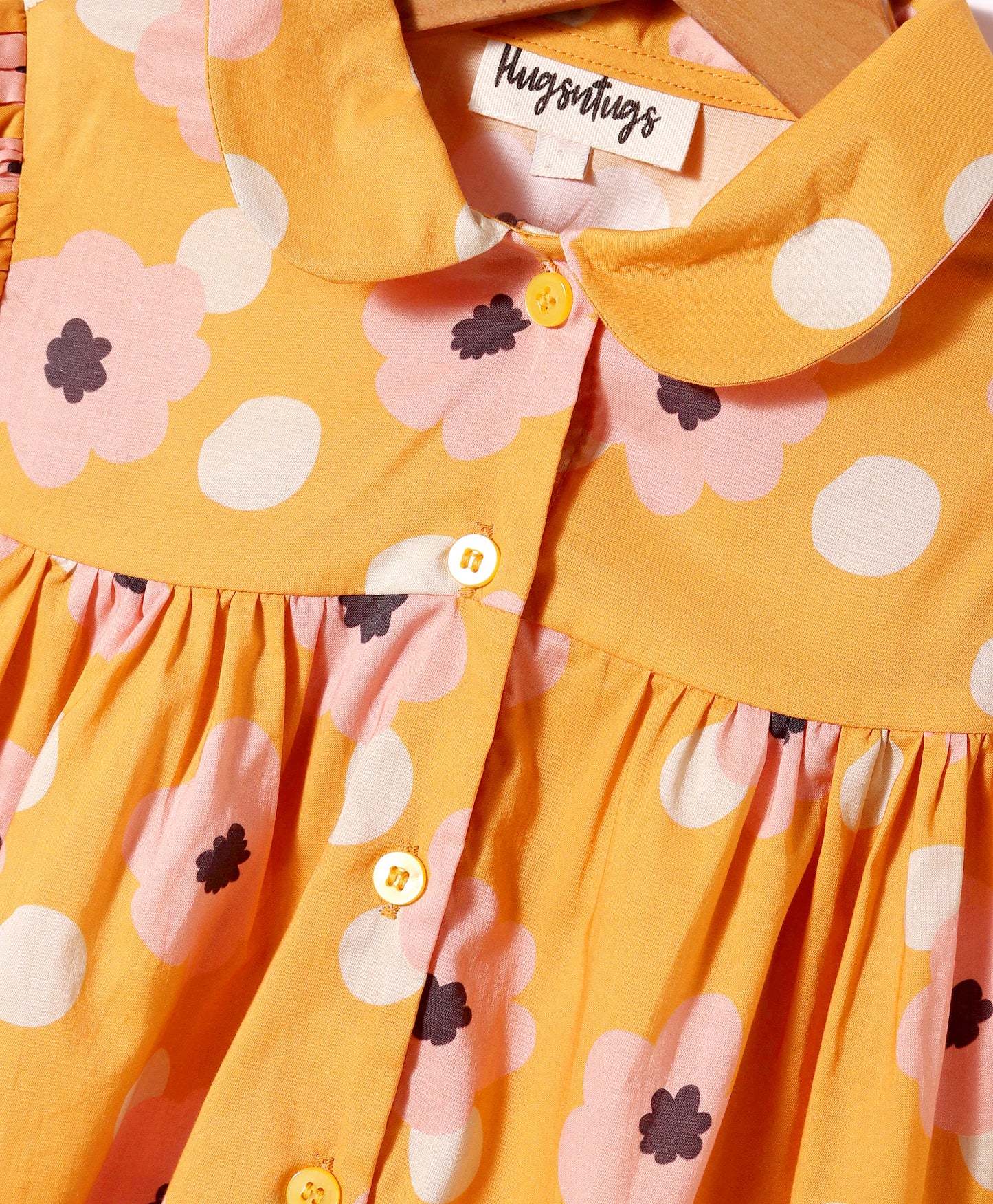 SUNSHINE YELLOW FLOWER PRINT TOP