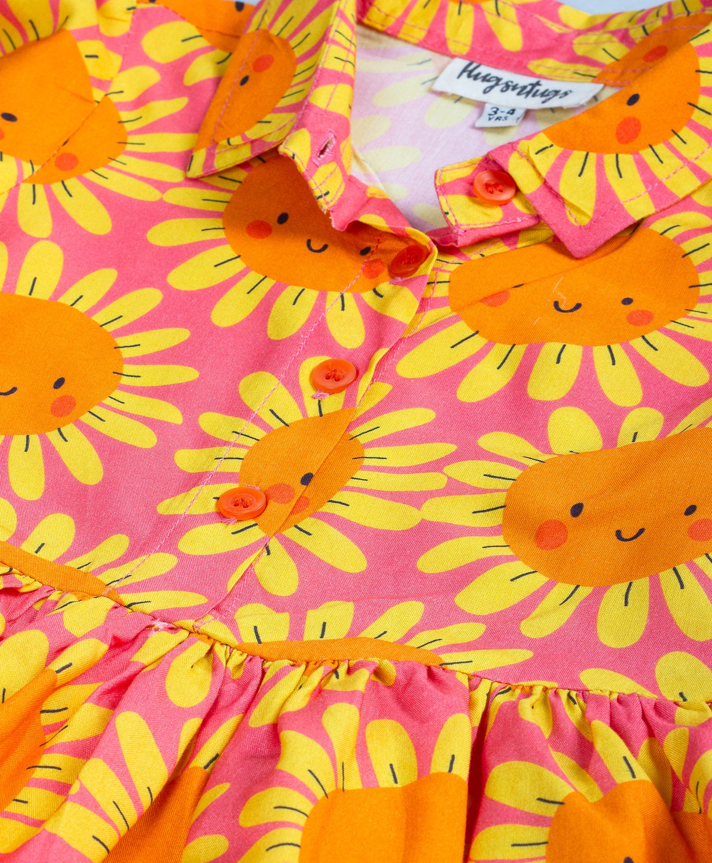 HAPPY SUNFLOWER PRINT DRESS