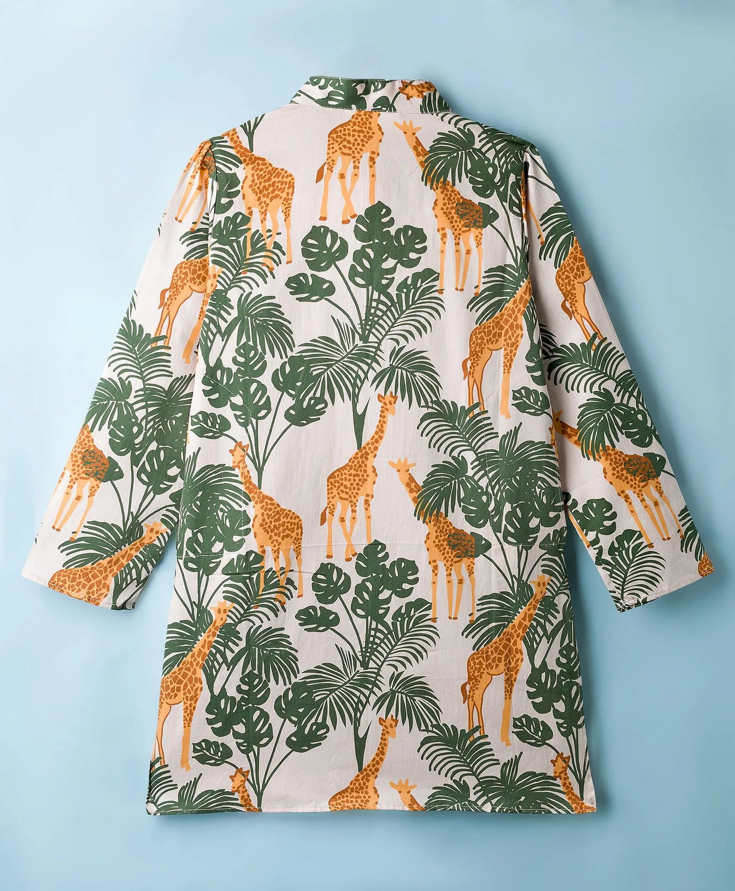 JUNGLE PRINT BOYS KURTA SET
