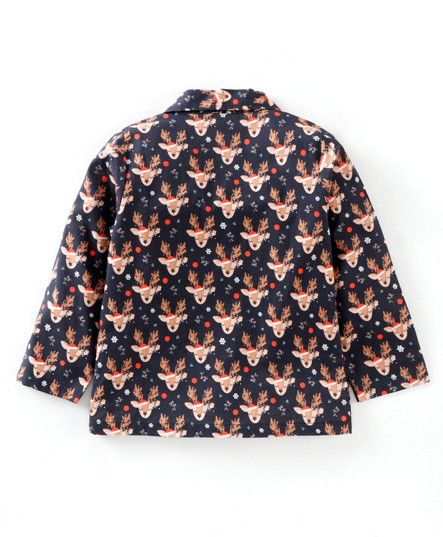 REINDEER PRINT COTTON NIGHTSUIT