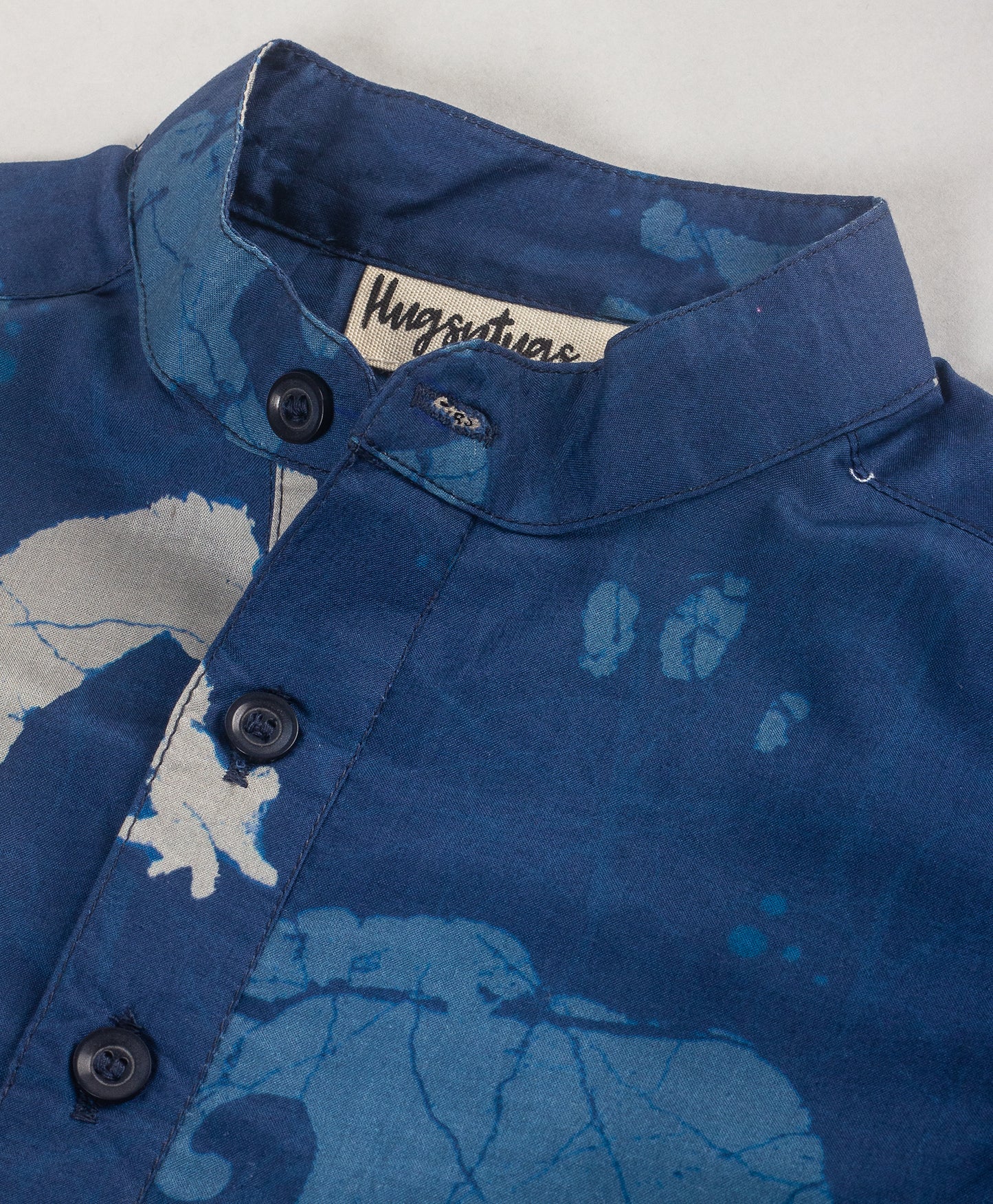INDIGO ANIMAL PRINT BOYS SHIRT