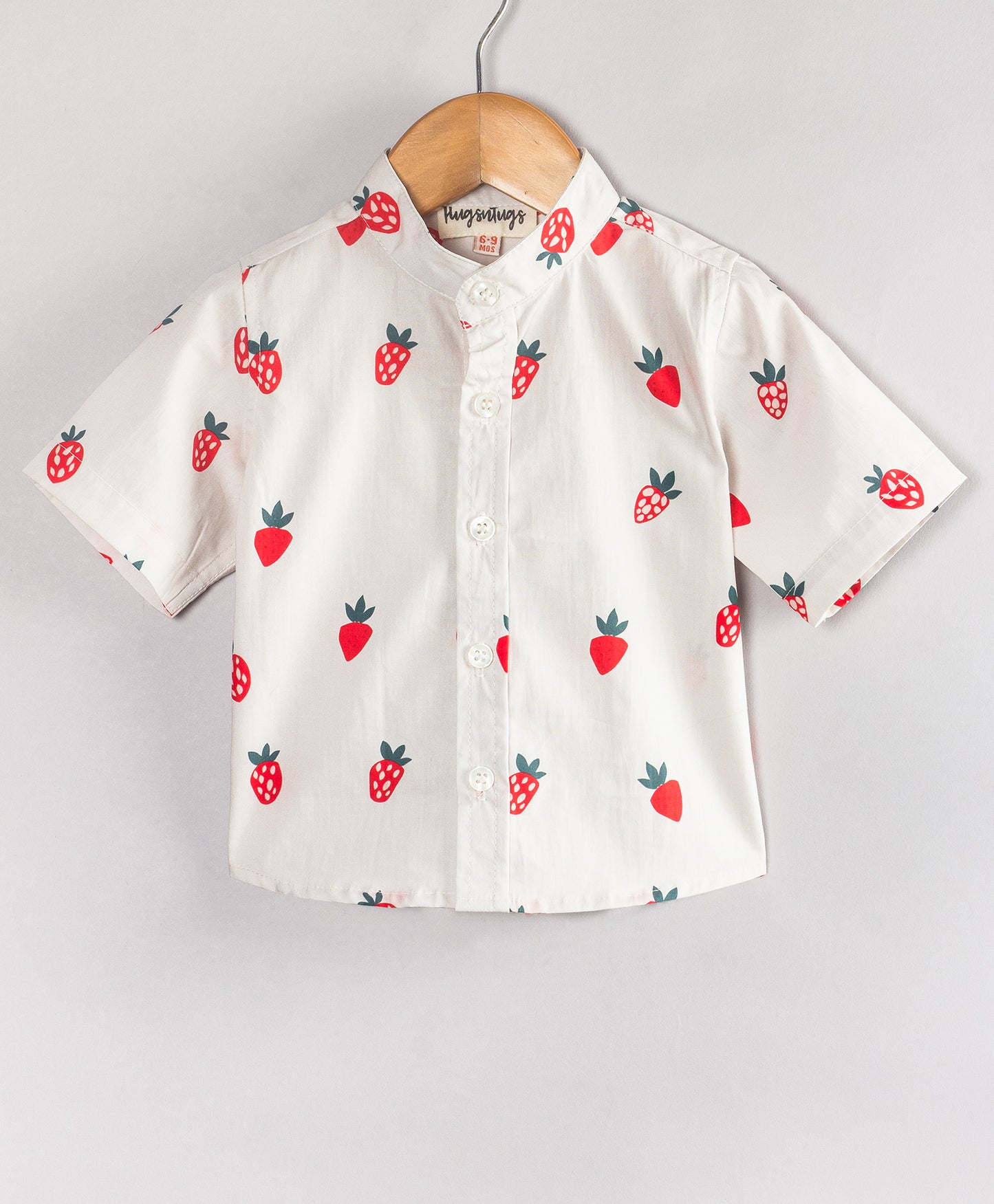 STRAWBERRY PRINT INFANT BOYS SHORTS SET
