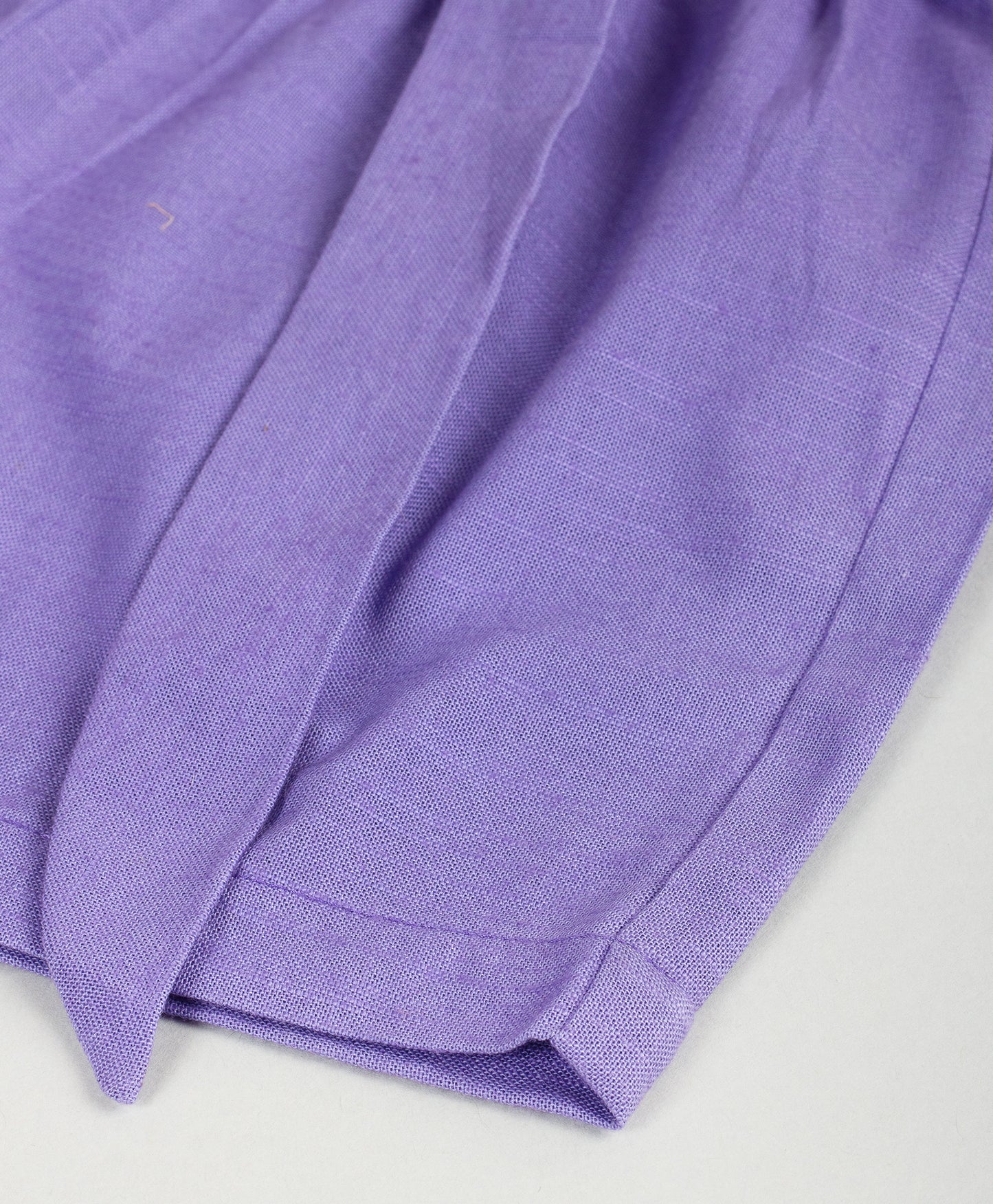 PURPLE SHORTS WITH BOW TIE UP AT WAIST