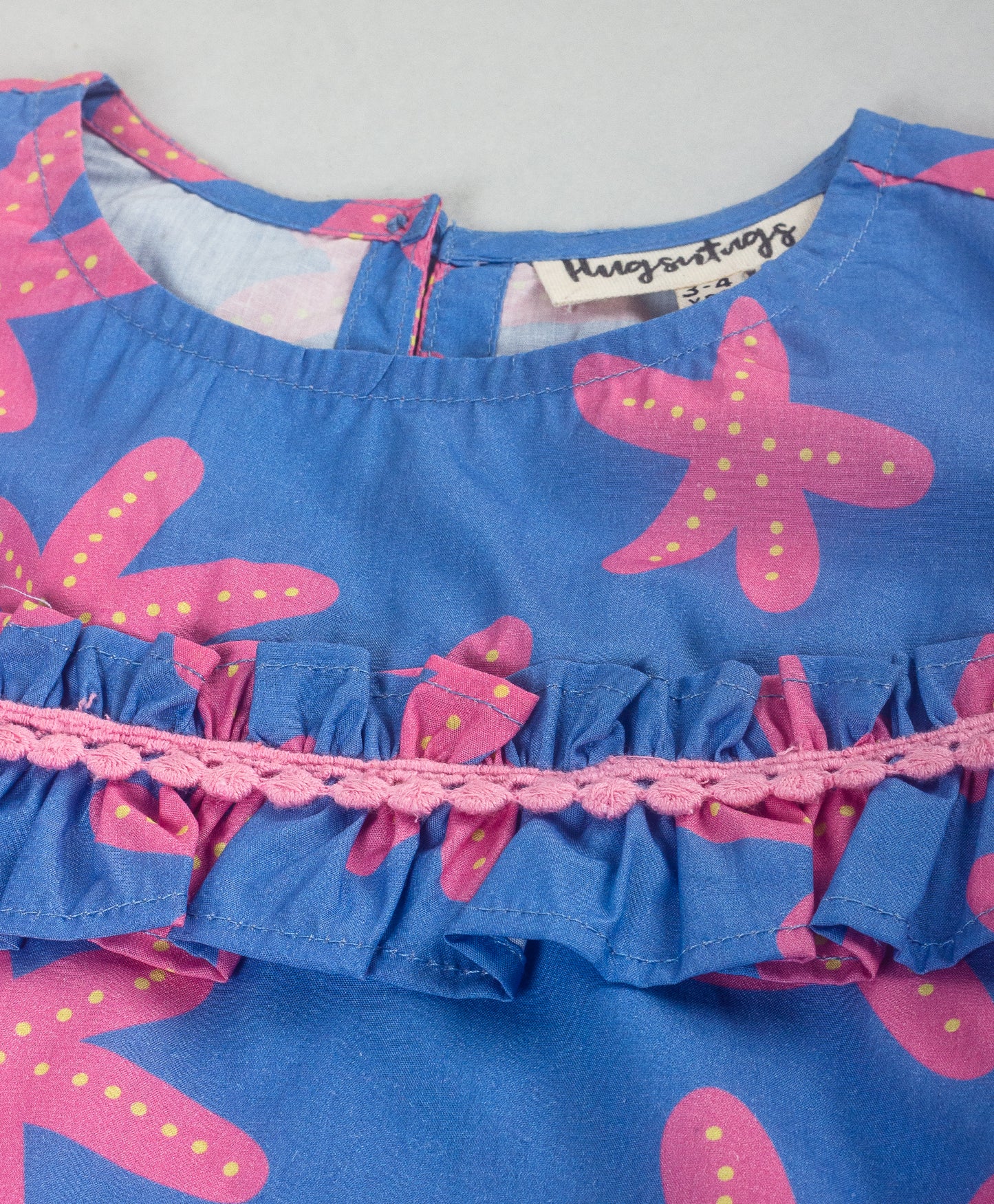 PINK STARFFISH PRINT TOP