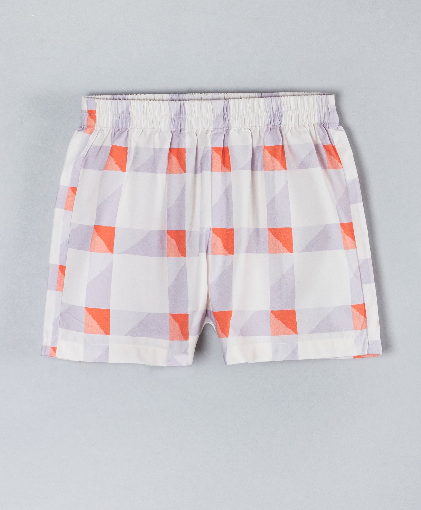 GEOMETRIC PRINT BOYS SHORTS SET