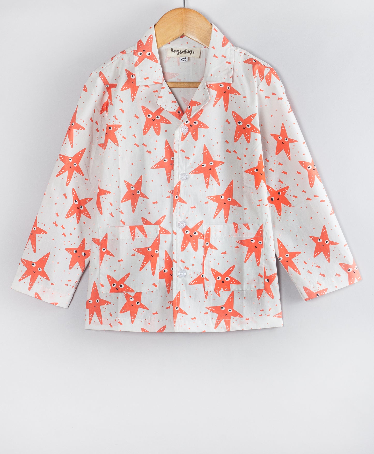 STAR PRINT COTTON NIGHTSUIT