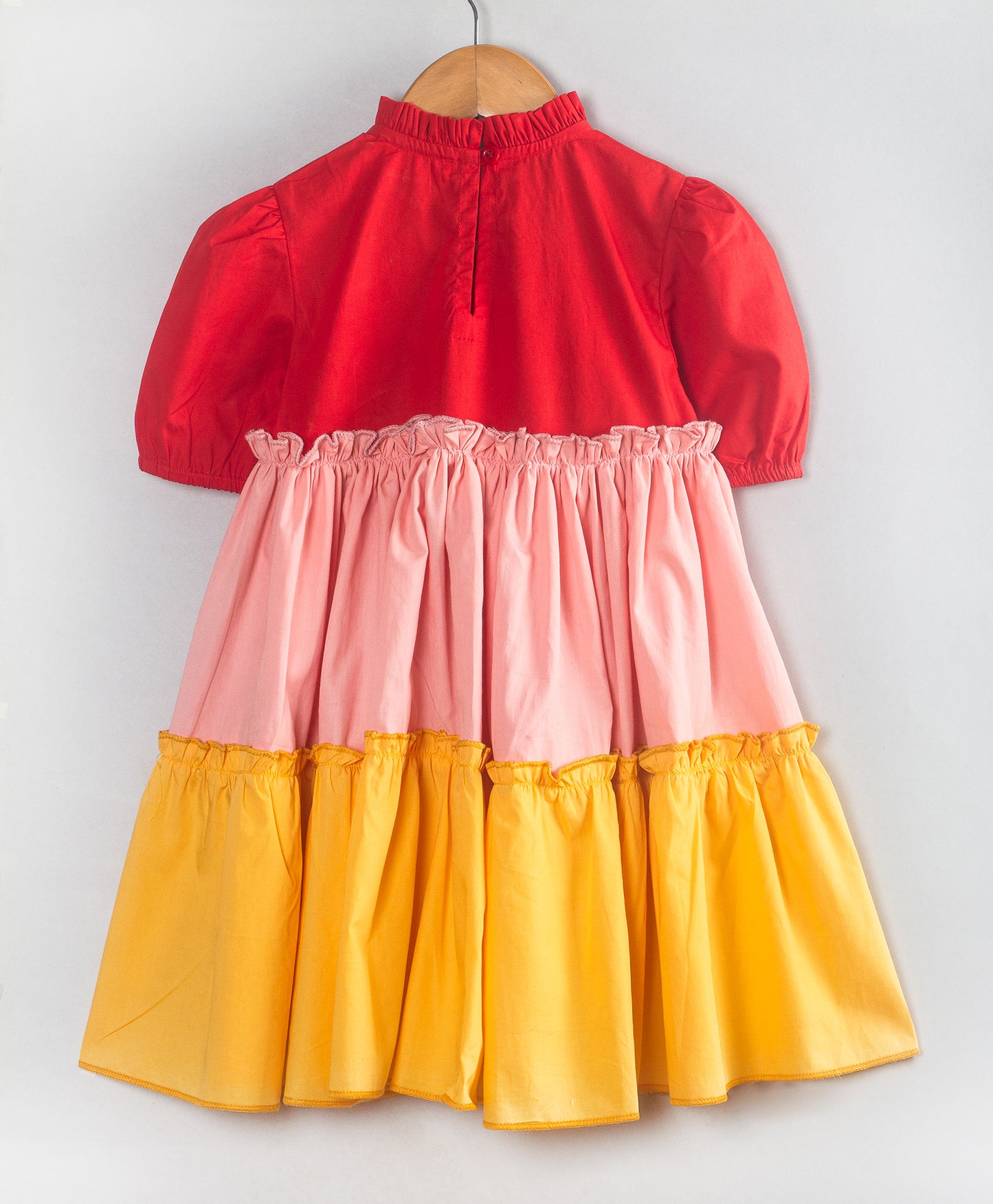 COLOR BLOCK PANELED DRESS