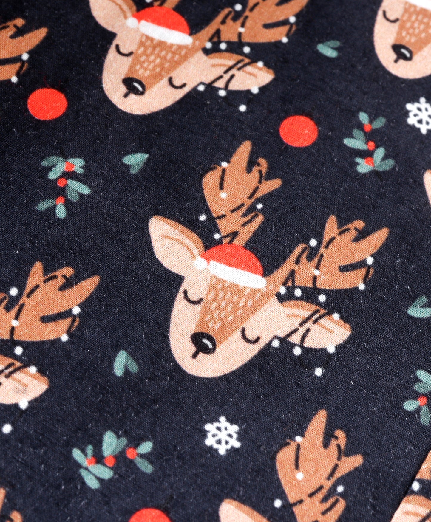 REINDEER PRINT COTTON NIGHTSUIT