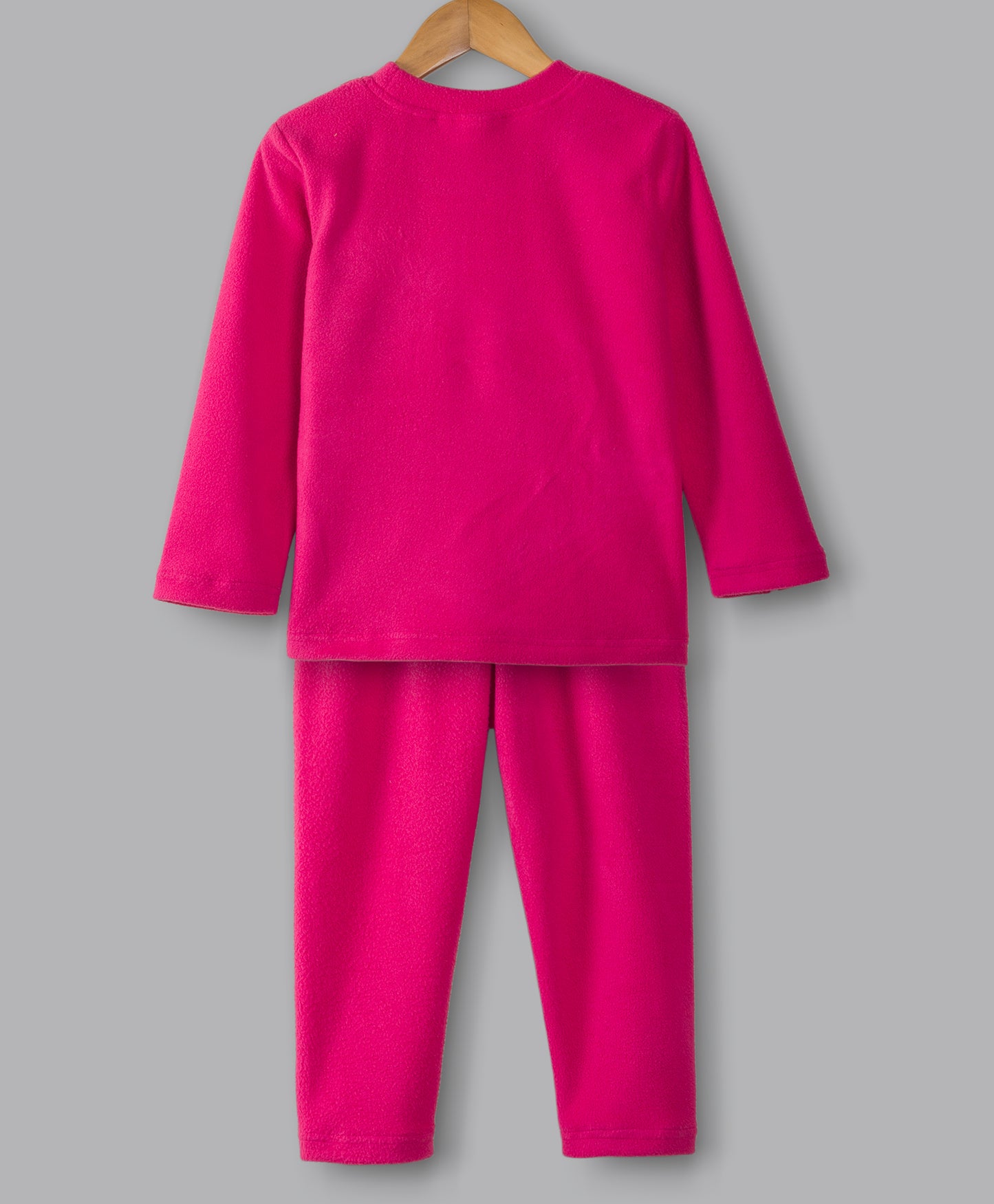 FISH PATCH HOT PINK FLEECE SET
