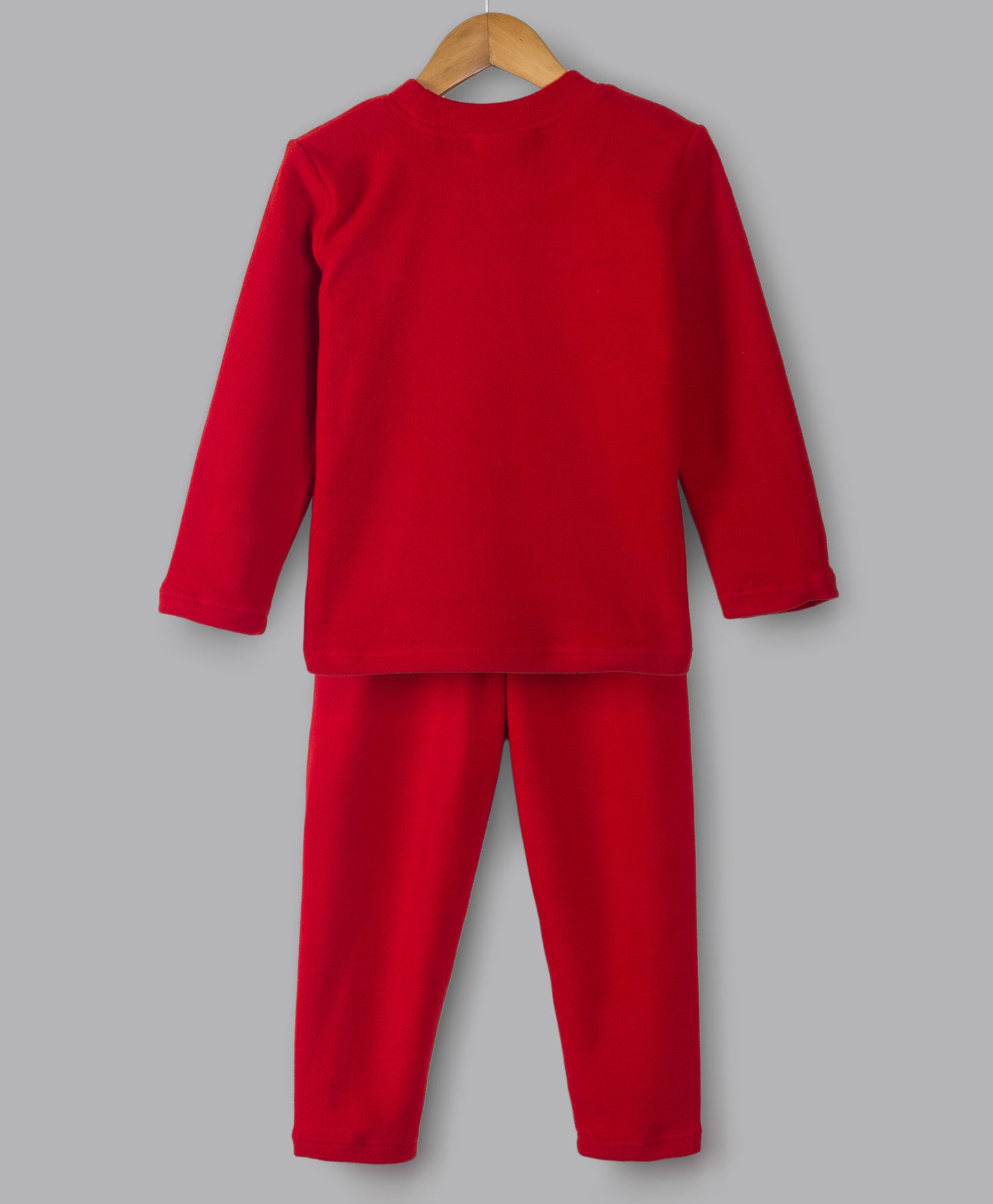 YOGI KOALA PATCH RED FLEECE SET