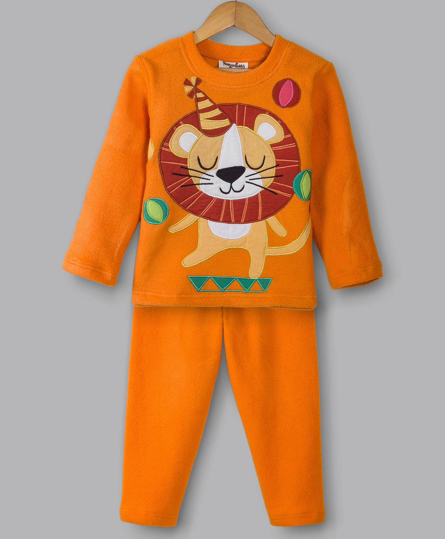 LION PATCH FLEECE SET