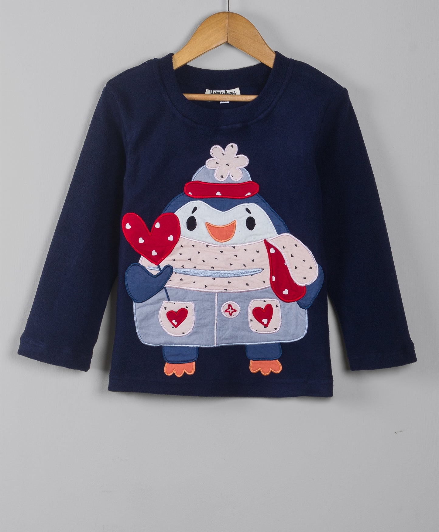 PENGUIN PATCH FLEECE SET