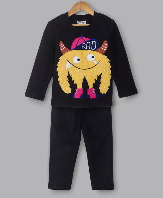 MONSTER PATCH FLEECE SET