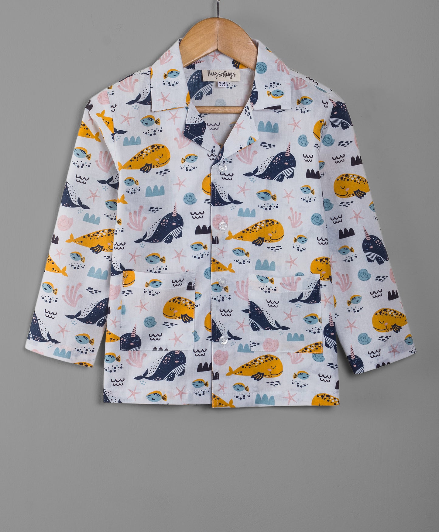 WHALE PRINT NIGHTSUIT