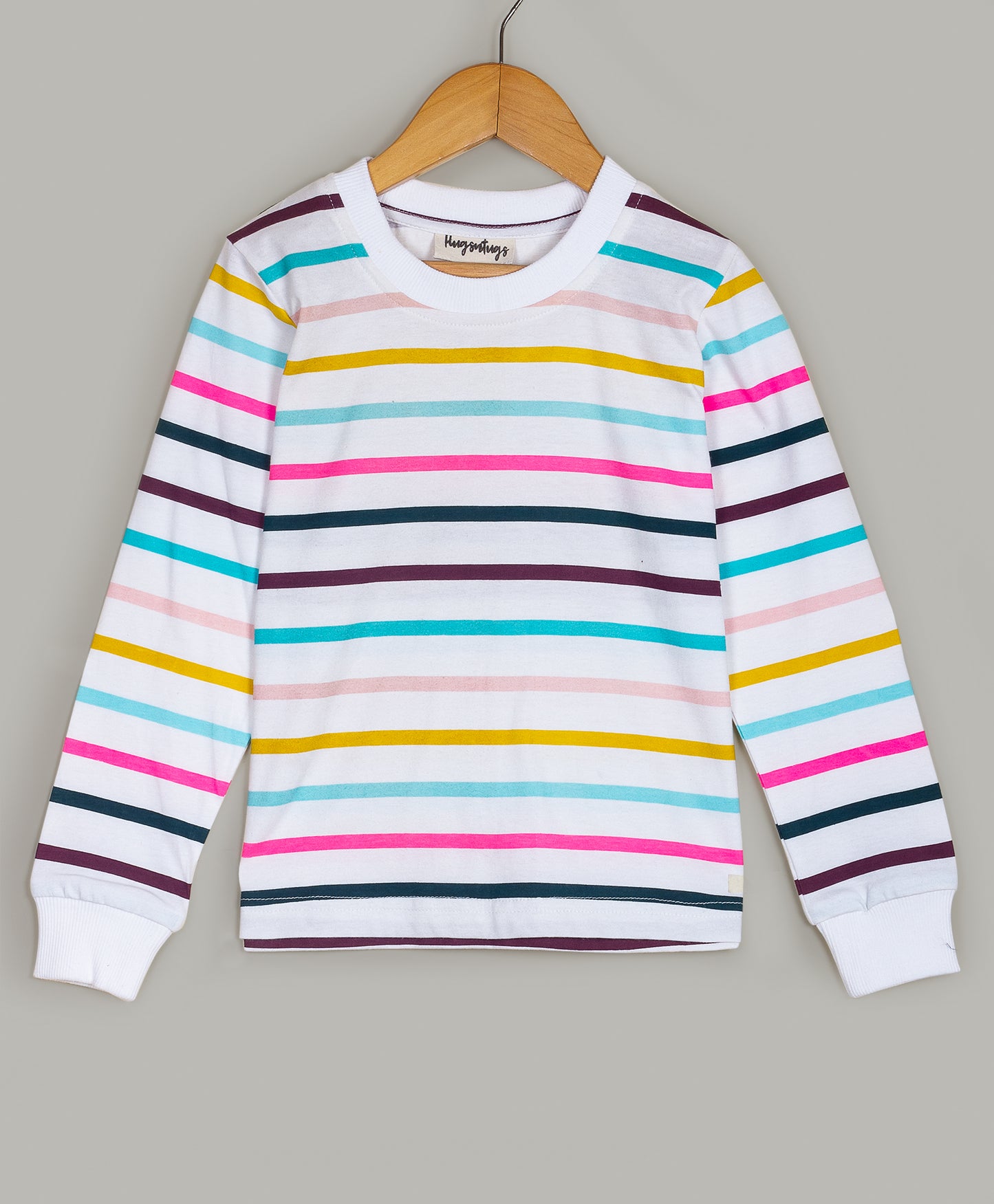 MULTI STRIPE PRINT JERSEY SET
