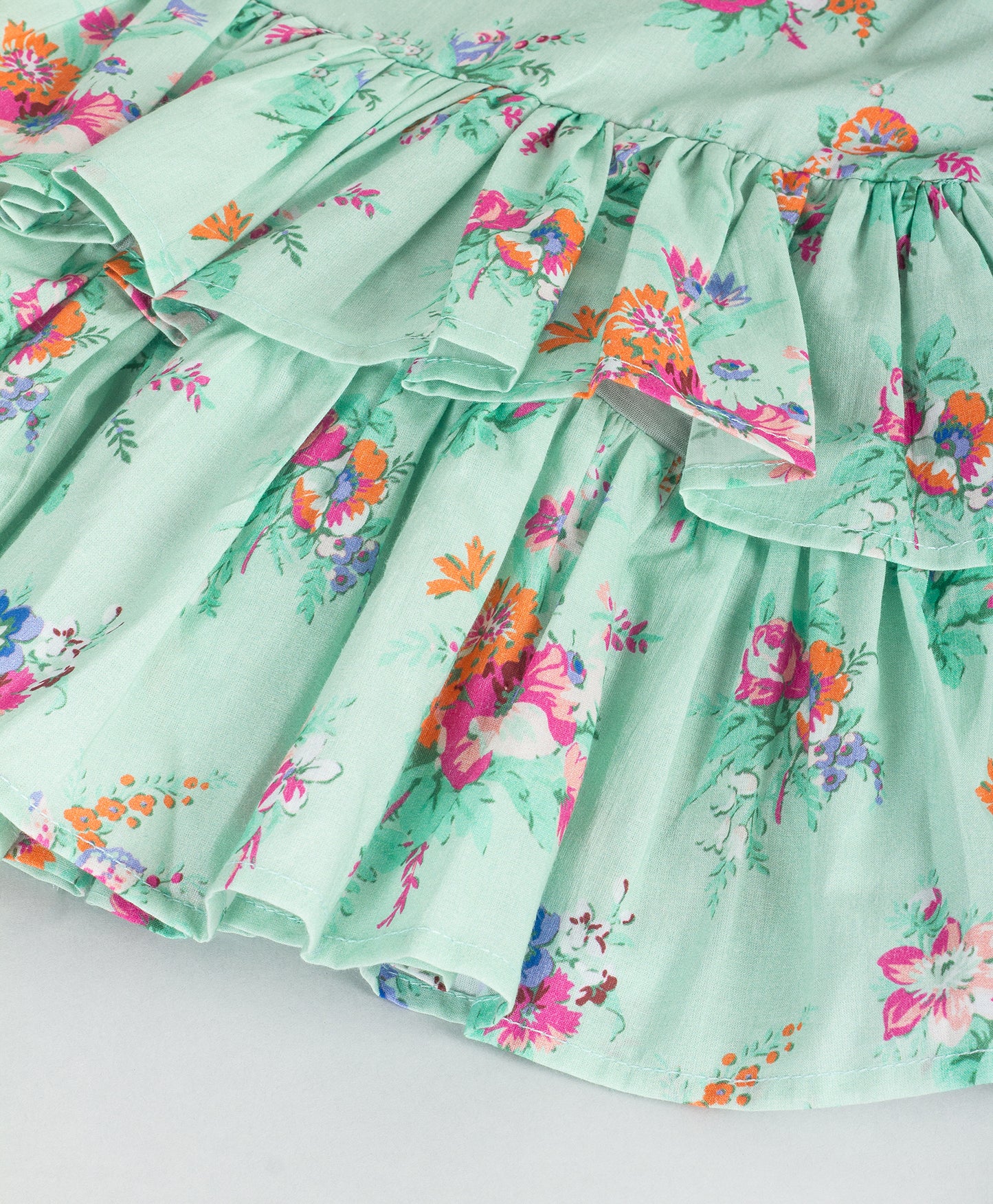 MINT GREEN FLORAL PRINT COORDINATE SET