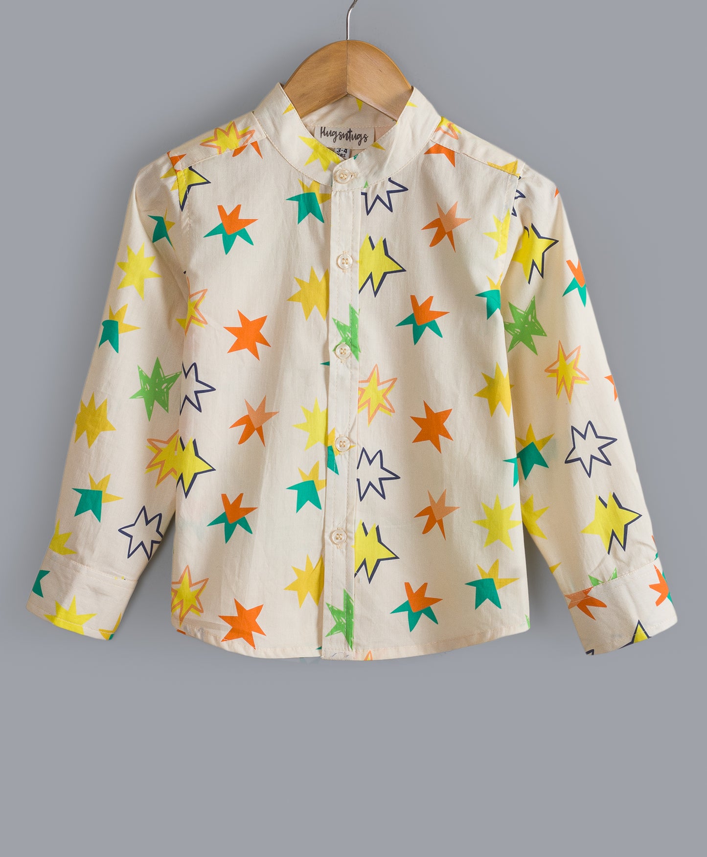 STAR PRINT FULL SLEEVES BOYS SHIRT