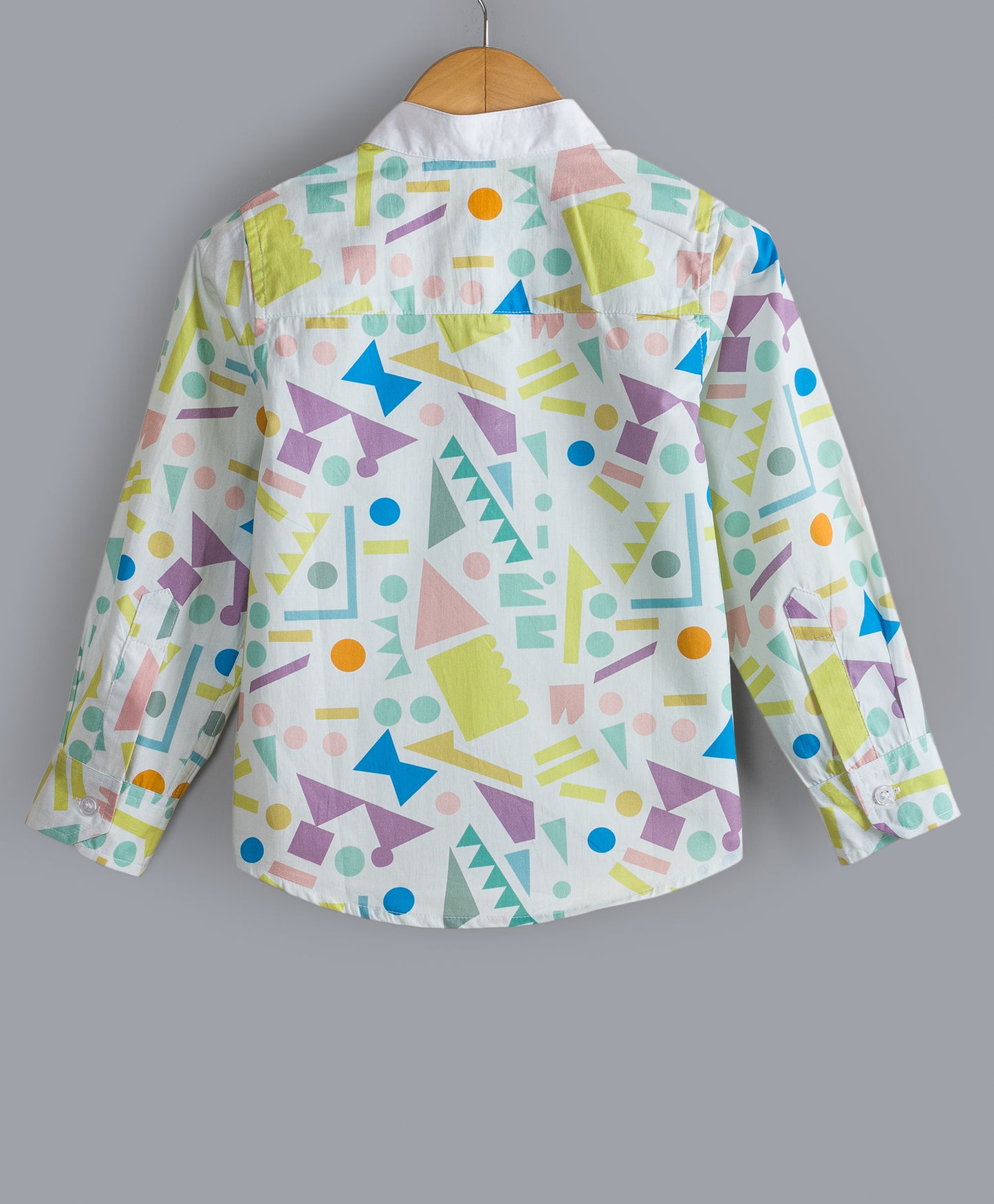 ABSTRACT PRINT FULL SLEEVES BOYS SHIRT
