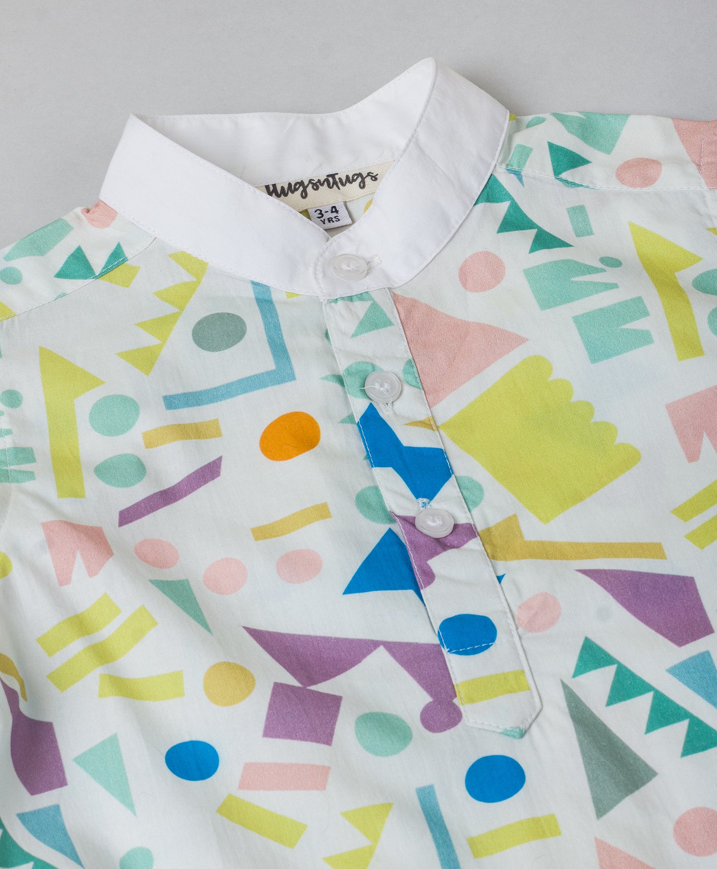 ABSTRACT PRINT FULL SLEEVES BOYS SHIRT