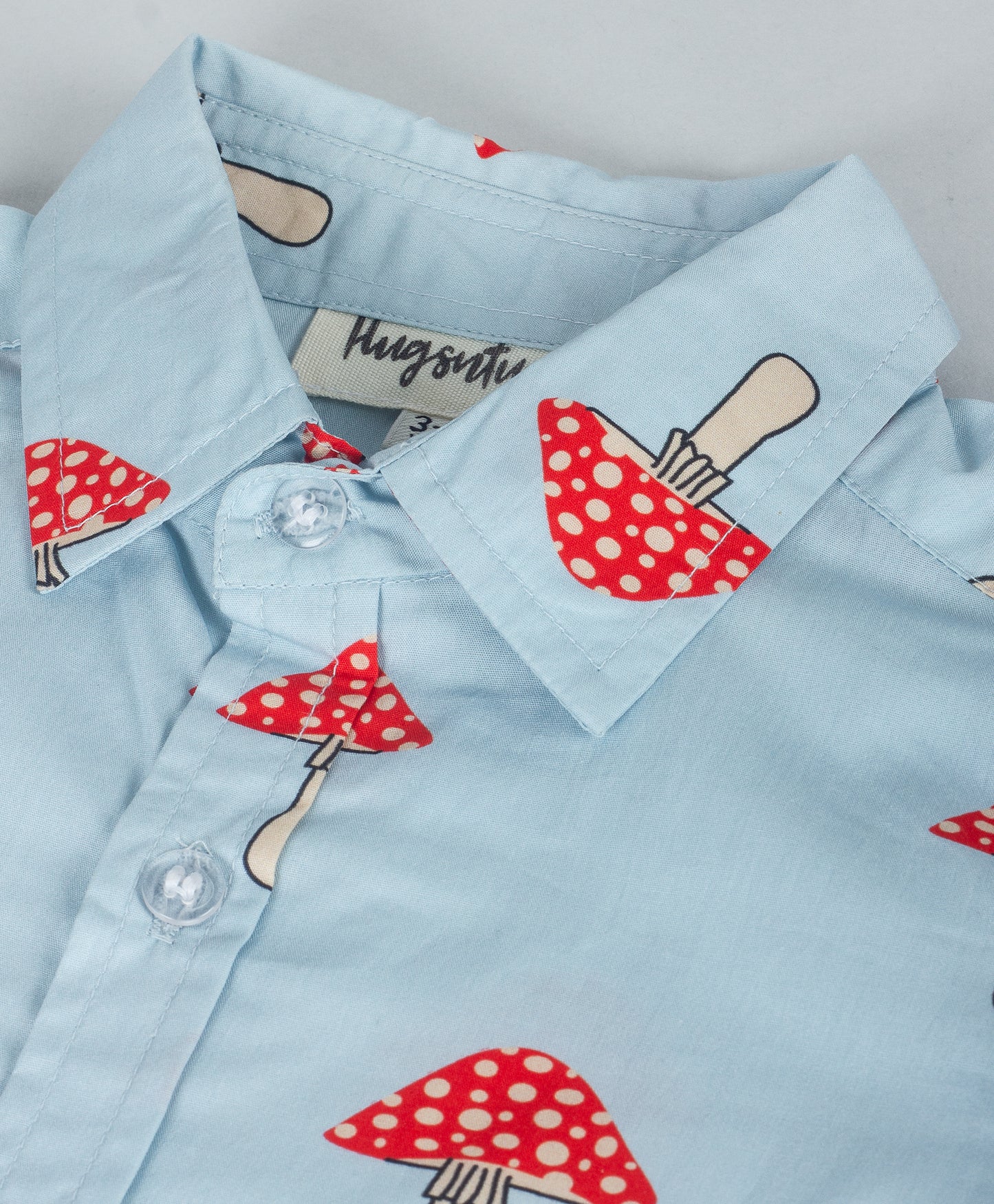 MUSHROOM PRINT BOYS SHIRT