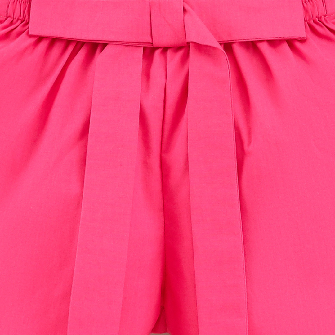 Hot Pink Solid shorts