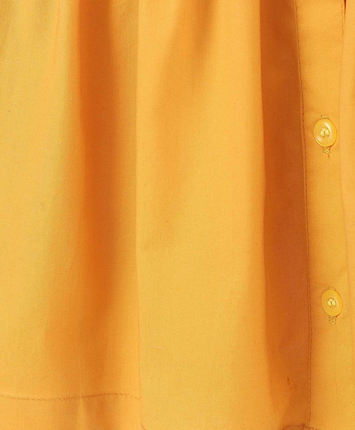 MUSTARD SOLID BUTTON DOWN FULL SLEEVES TOP