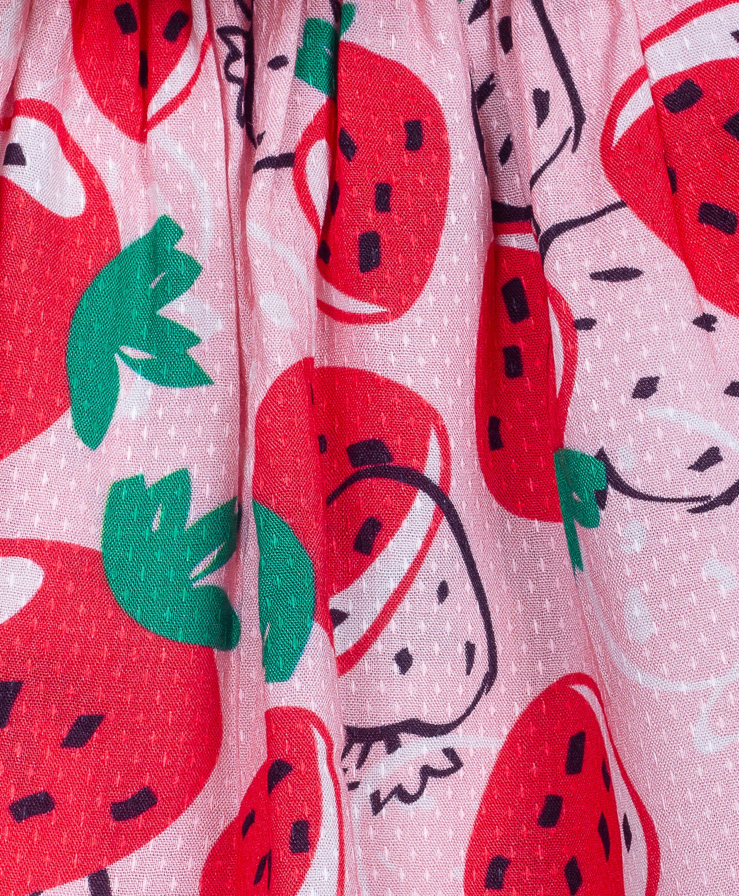 STRAWBERRY TOP WITH STRAPS AT SHOULDERS