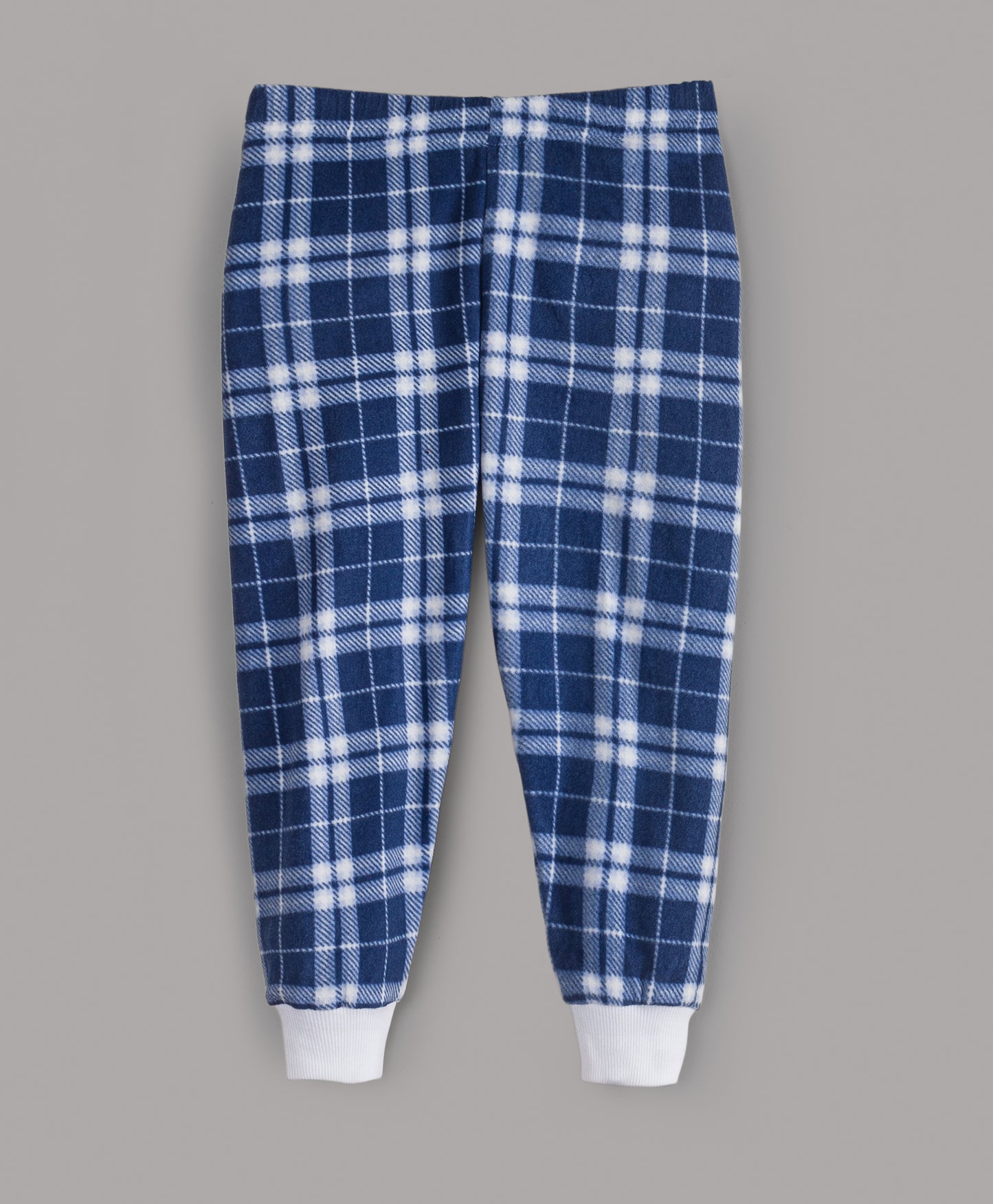 NAVY CHECK POLAR FLEECE TRACKSUIT