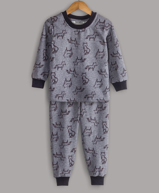 ALL OVER FOX PRINT TRACKSUIT