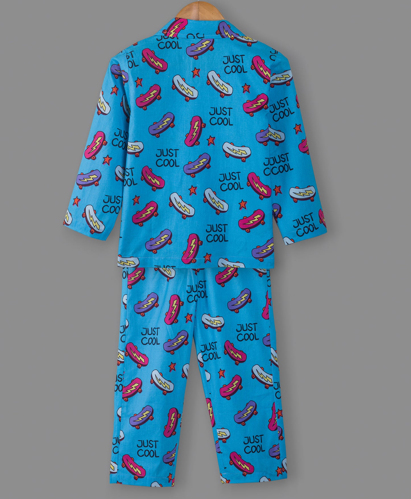 JUST COOL SKATEBOARD PRINT NIGHTSUIT