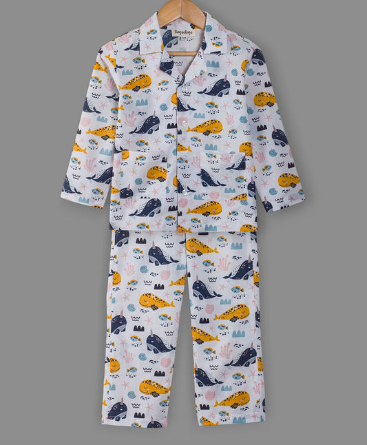 WHALE PRINT NIGHTSUIT