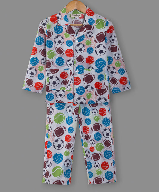 ALL BALLS PRINT NIGHTSUIT