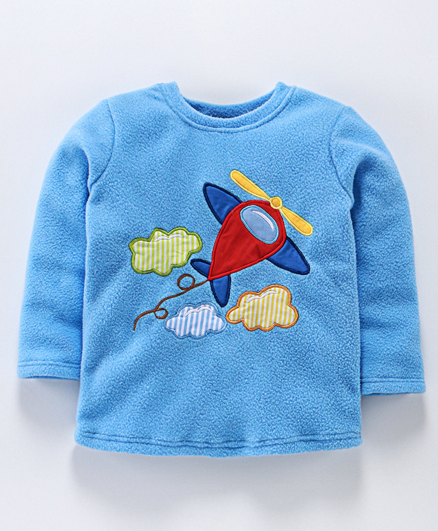 Aeroplane Patchwork fleece set