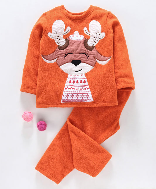 Reindeer Patch Fleece set