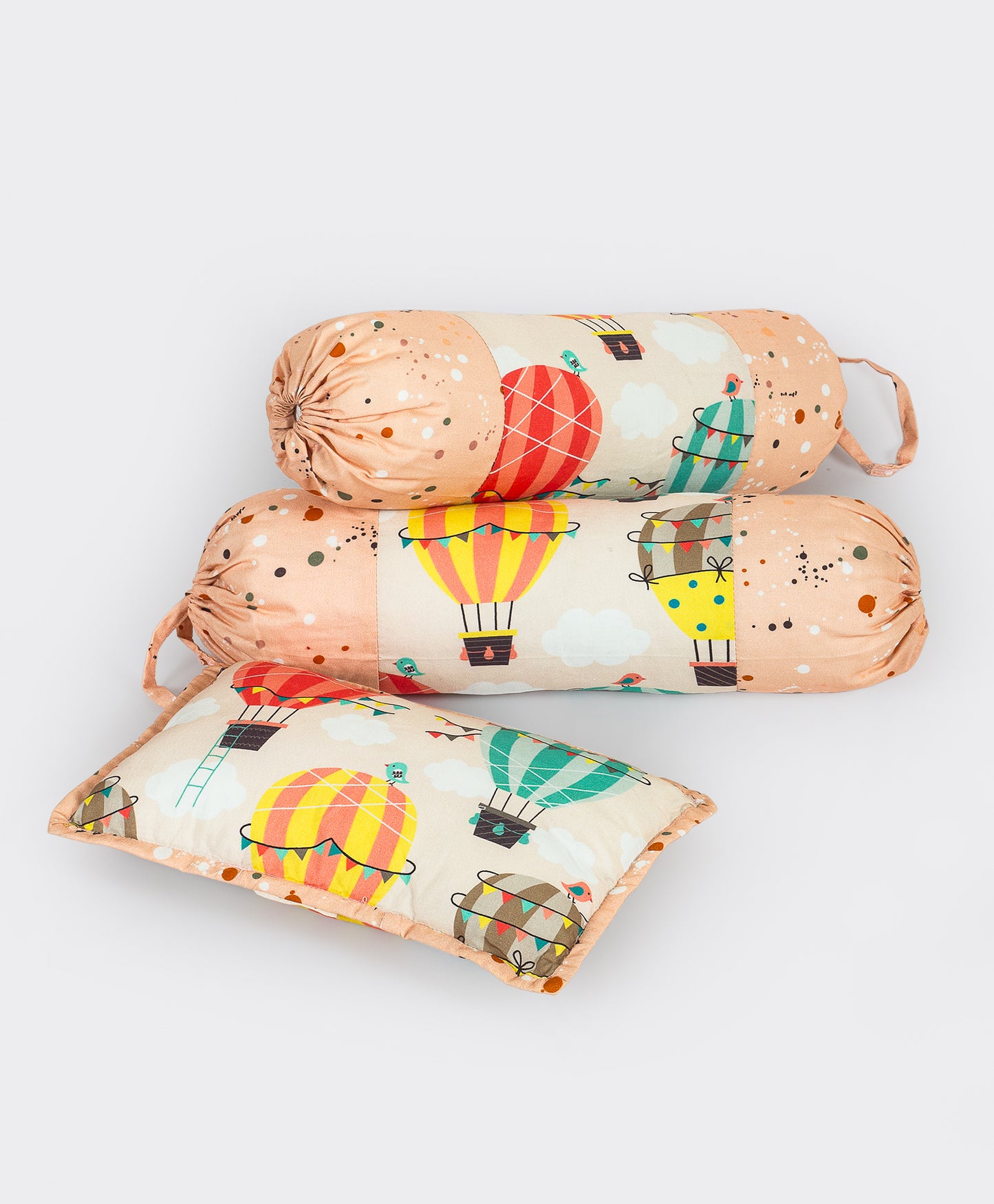HOT AIR BALLOON PRINT COT SET