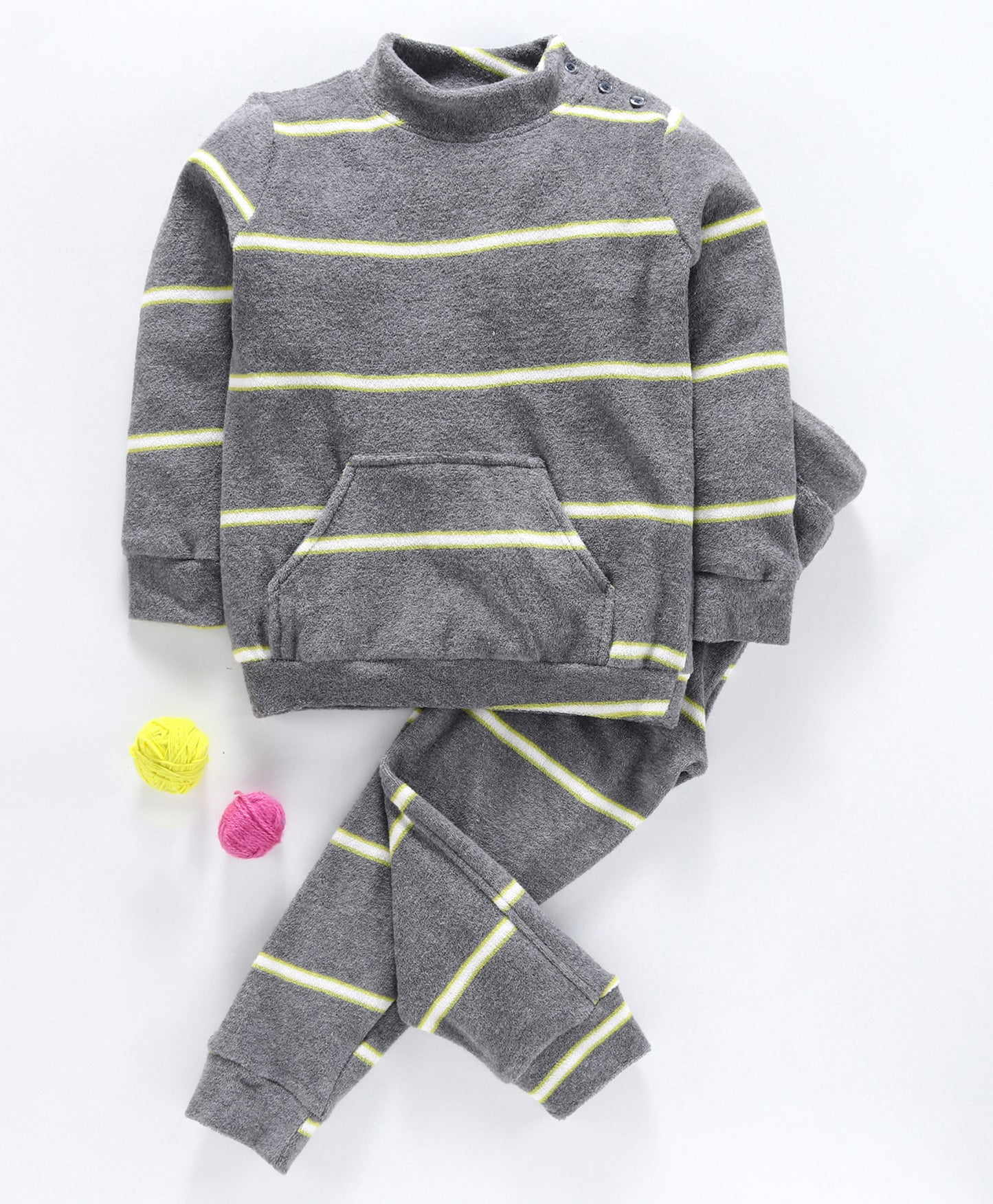 Striped grey tracksuit