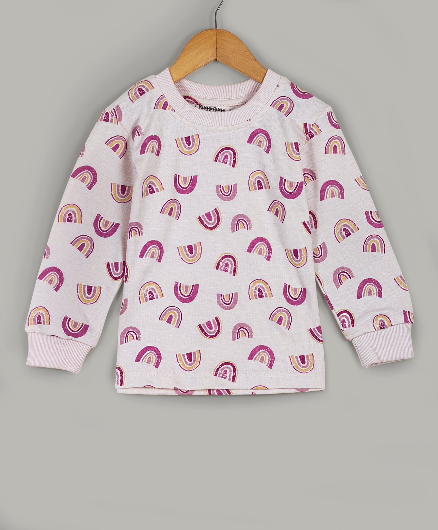Rainbow print tracksuit