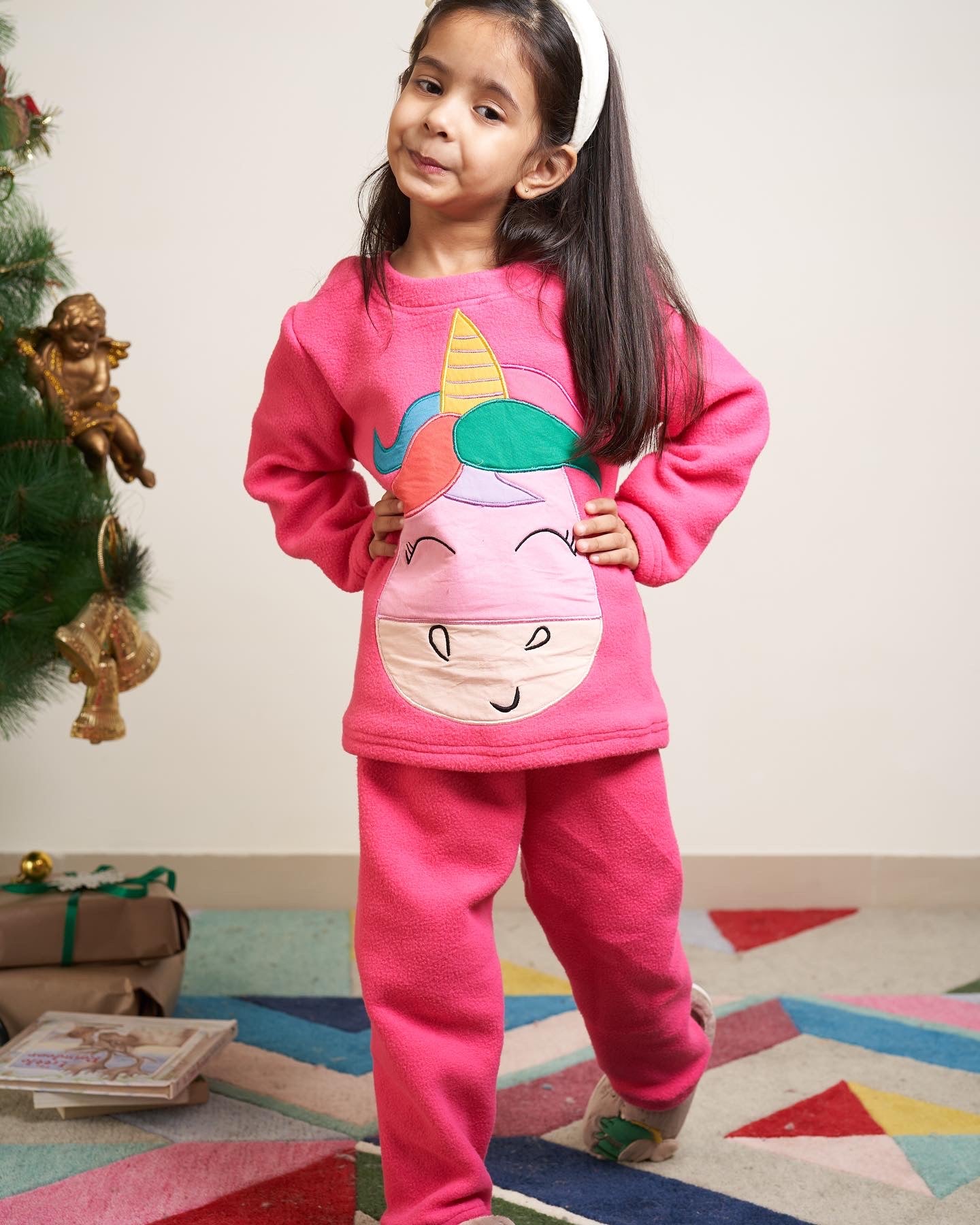 Unicorn Patch Fleece set